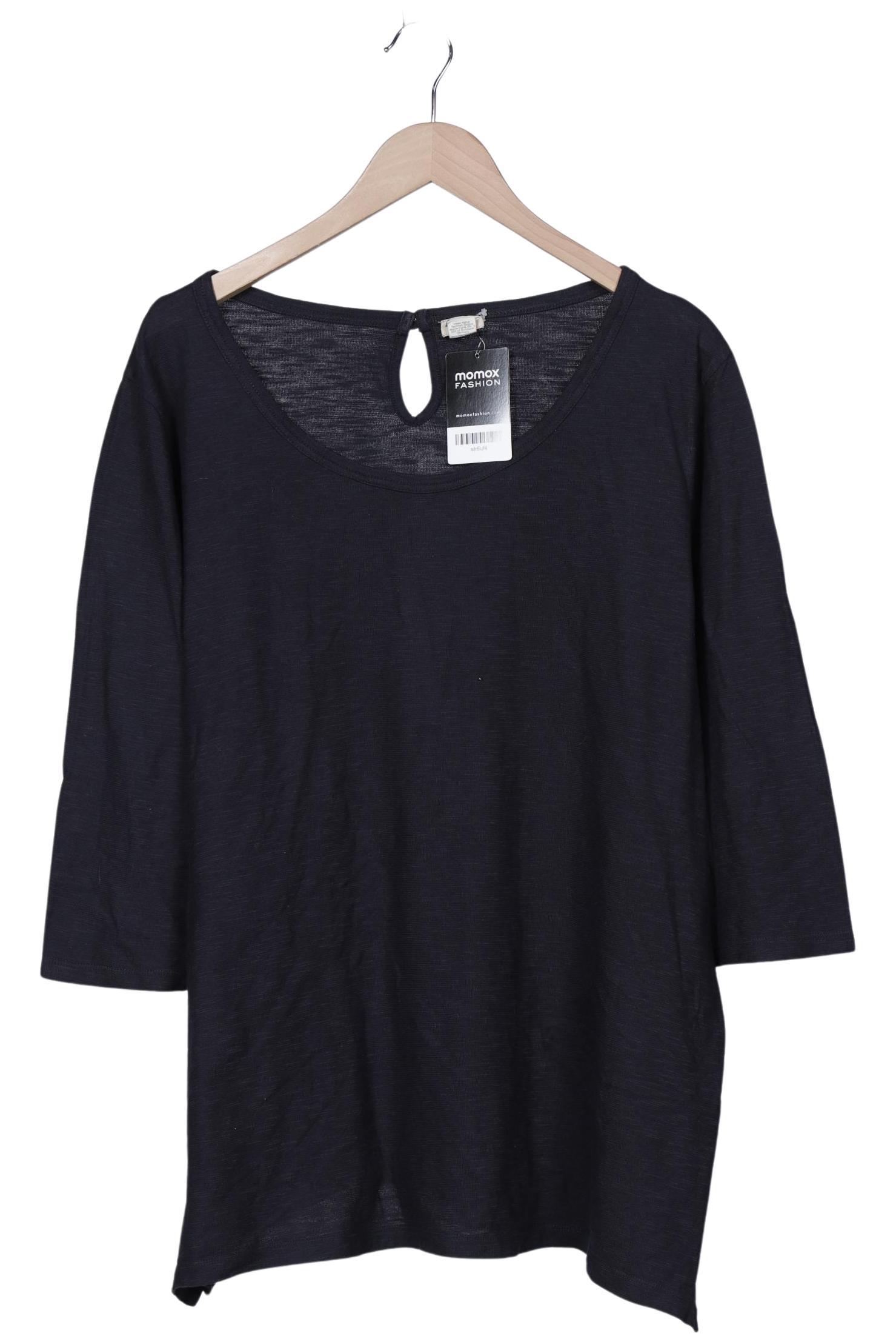 

hessnatur Damen Langarmshirt, marineblau, Gr. 44