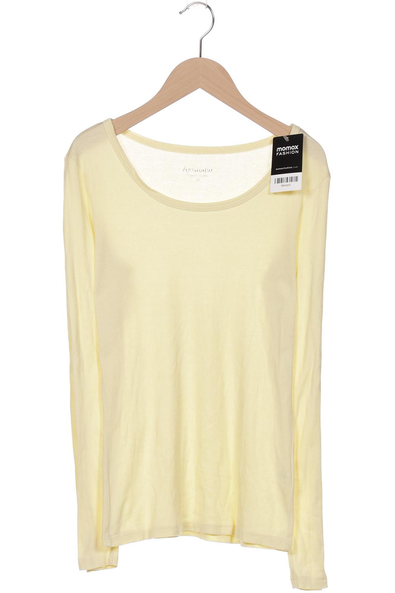 

hessnatur Damen Langarmshirt, gelb, Gr. 38