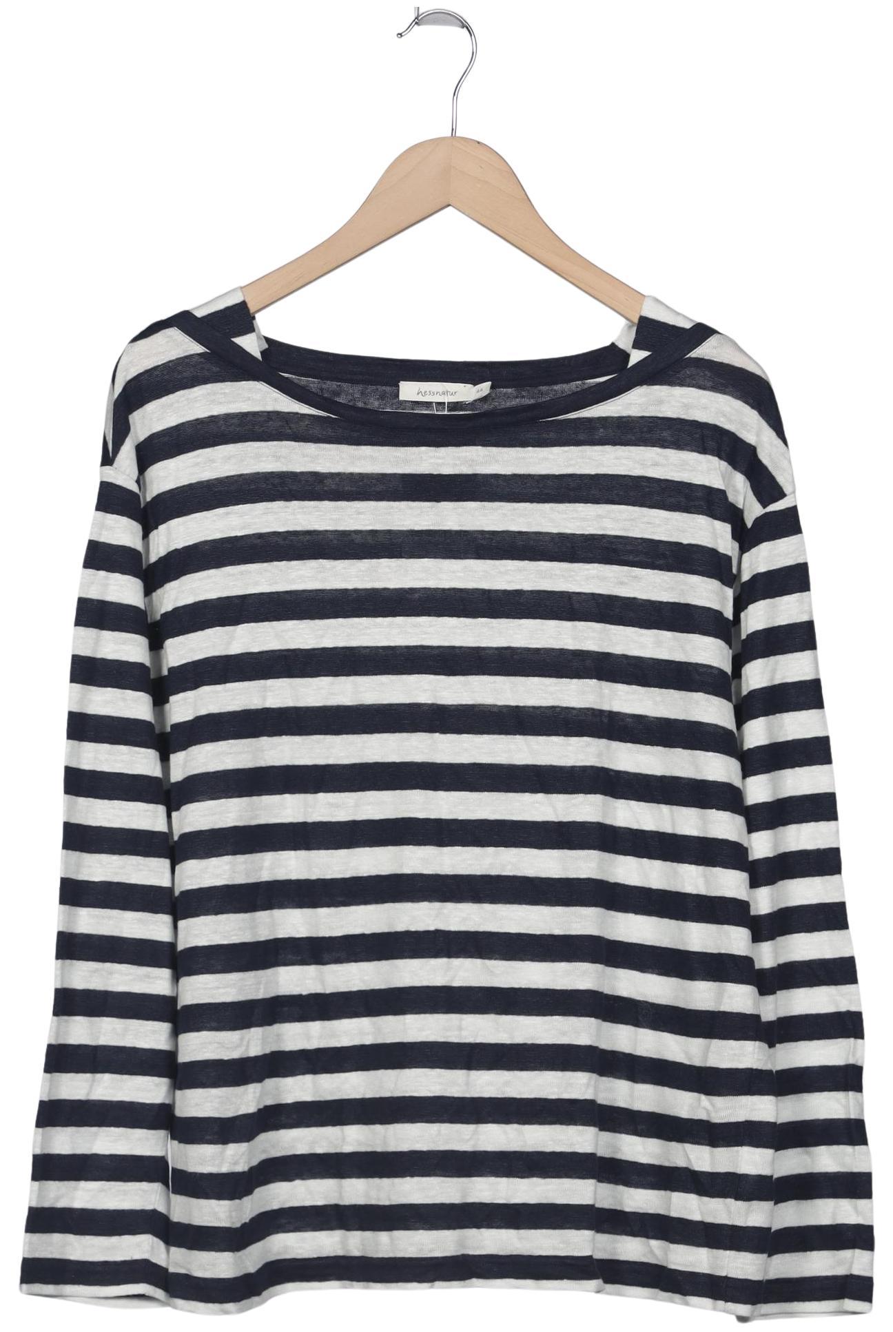 

hessnatur Damen Langarmshirt, mehrfarbig, Gr. 44