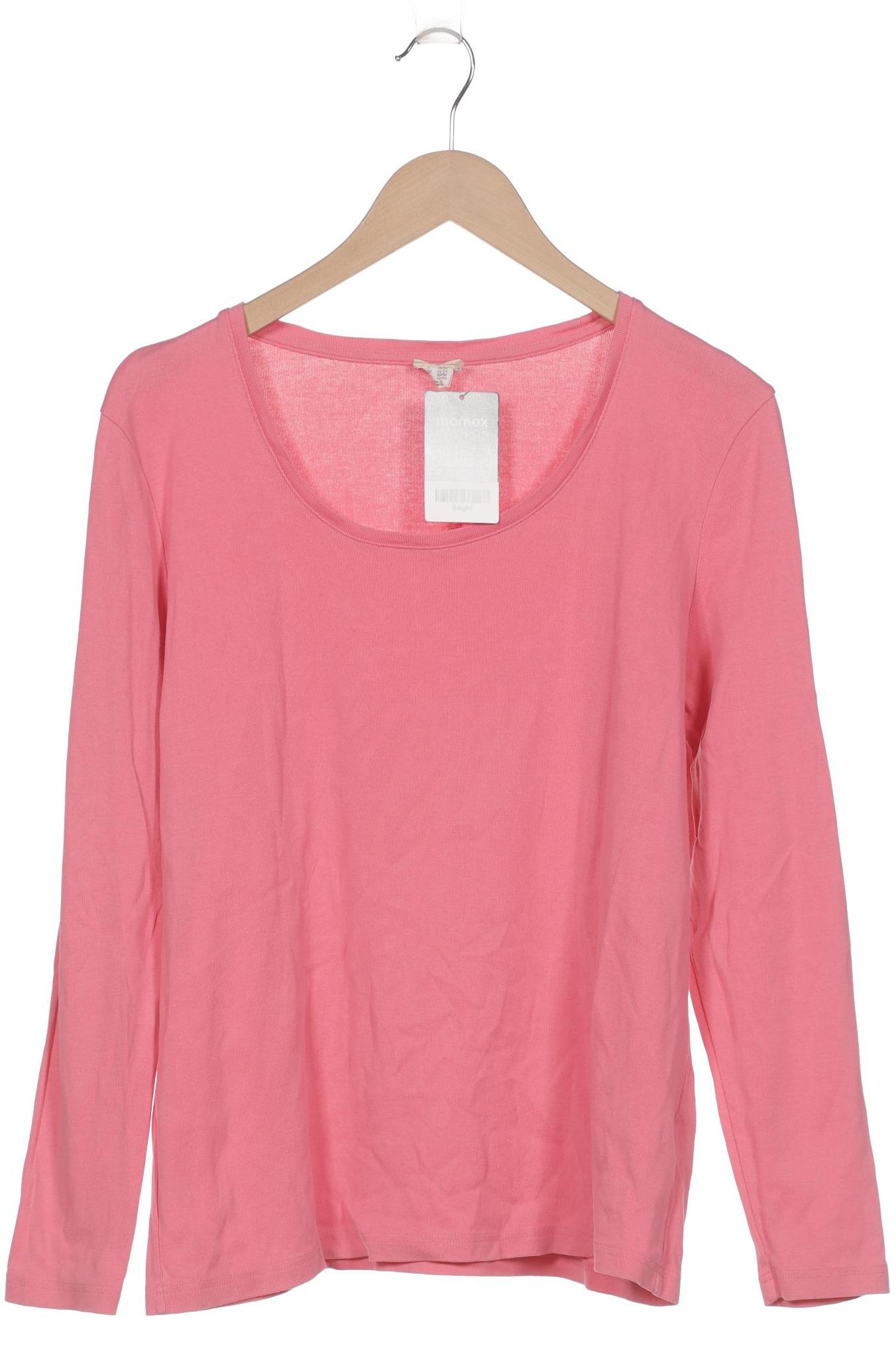 

hessnatur Damen Langarmshirt, pink, Gr. 48