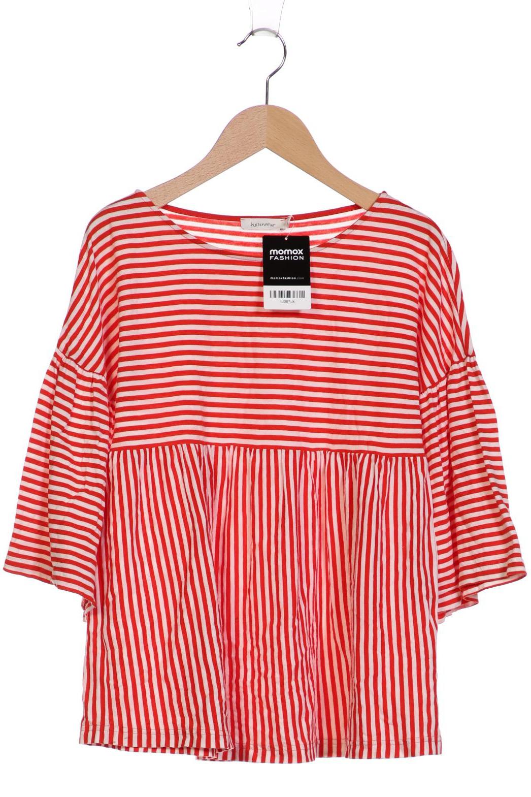 

hessnatur Damen Langarmshirt, rot, Gr. 34