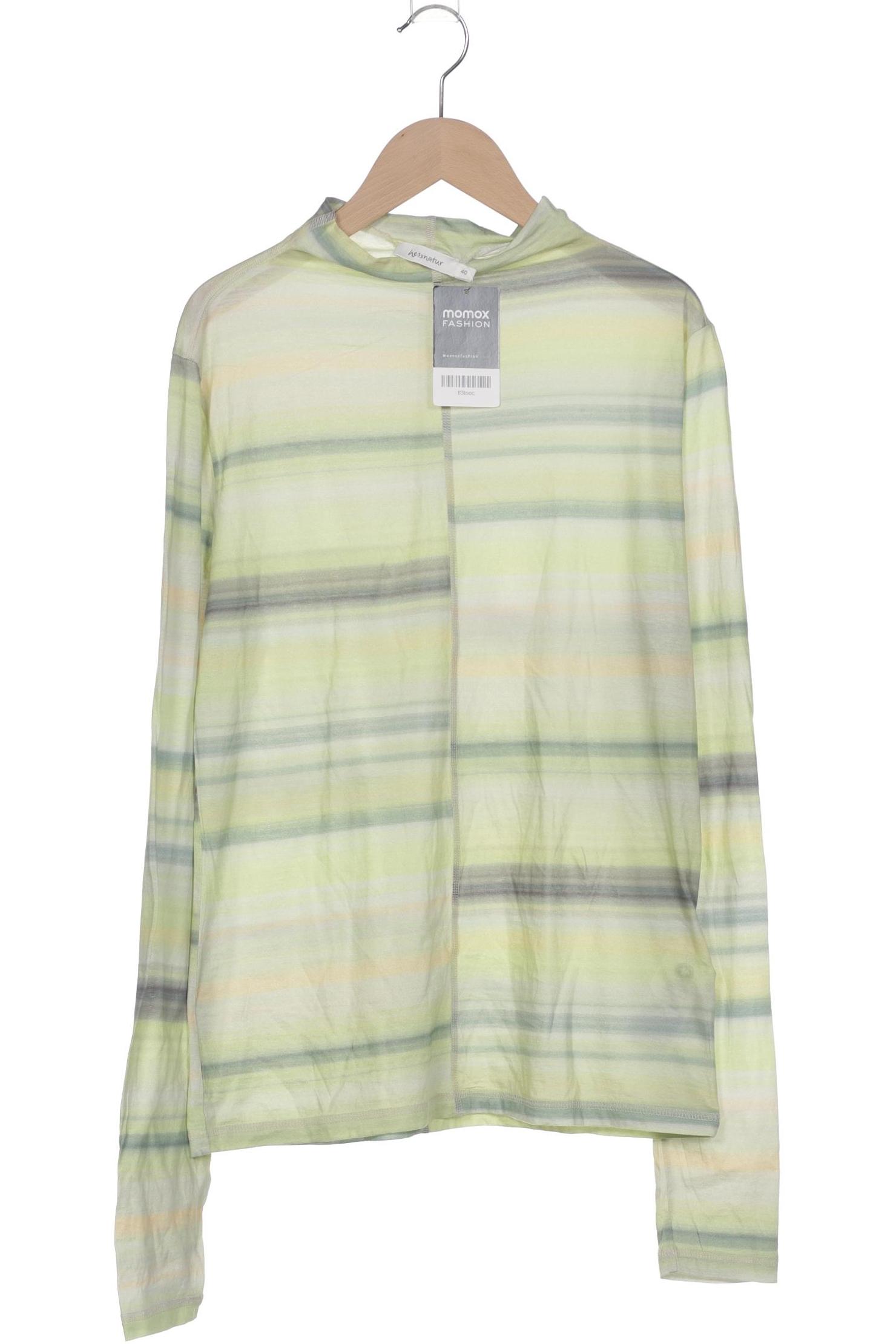 

hessnatur Damen Langarmshirt, hellgrün, Gr. 40
