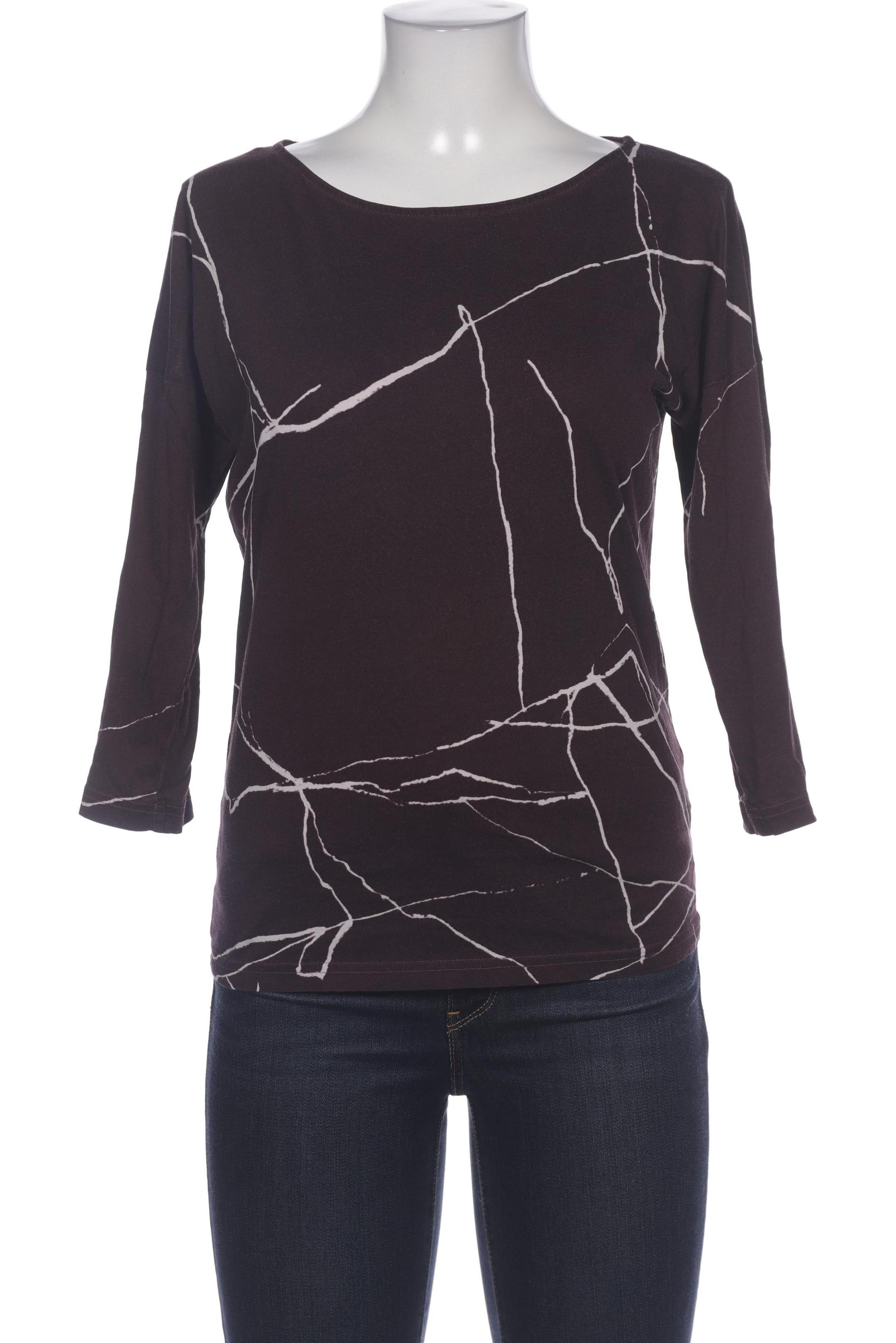 

hessnatur Damen Langarmshirt, bordeaux, Gr. 38