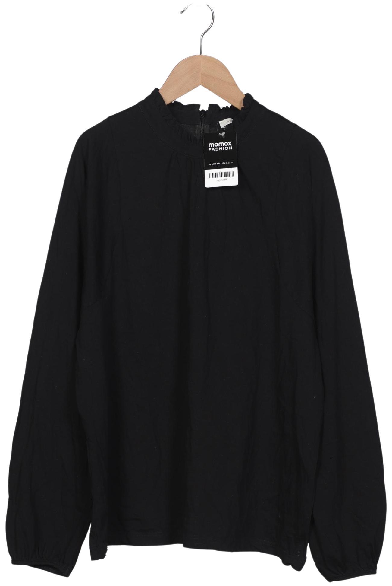 

hessnatur Damen Langarmshirt, schwarz, Gr. 46