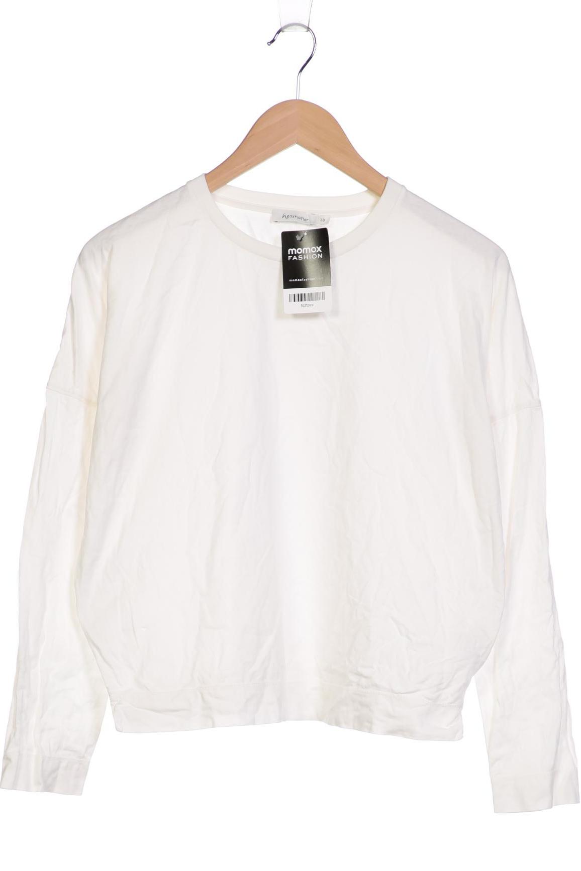 

hessnatur Damen Langarmshirt, weiß, Gr. 38