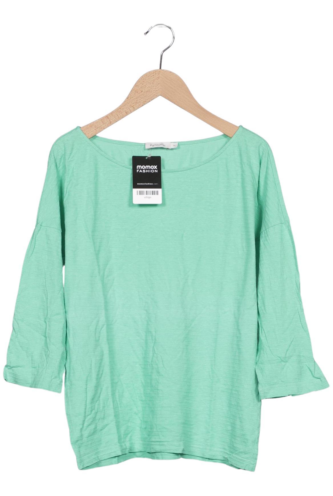 

hessnatur Damen Langarmshirt, hellgrün, Gr. 36