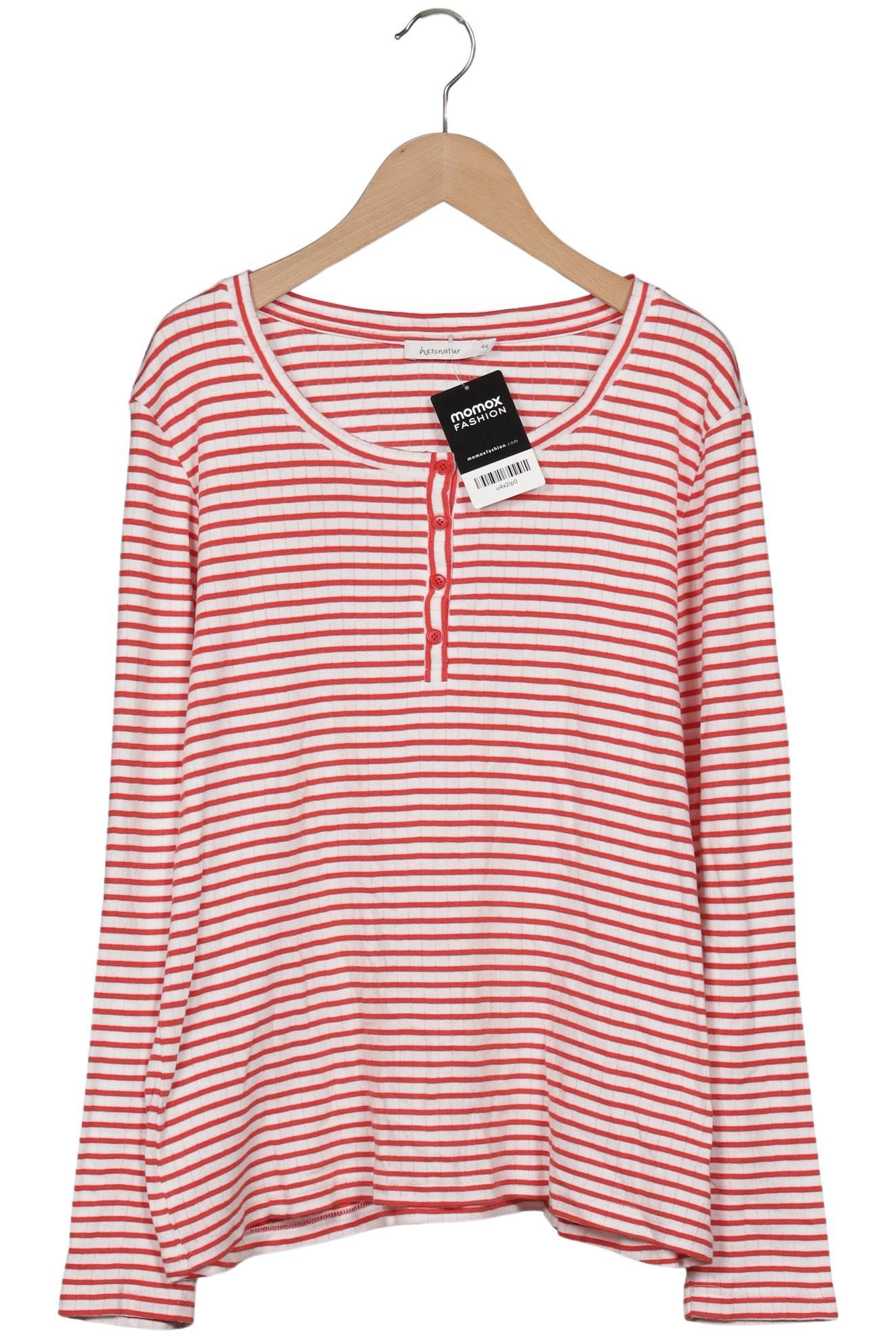 

hessnatur Damen Langarmshirt, mehrfarbig, Gr. 44