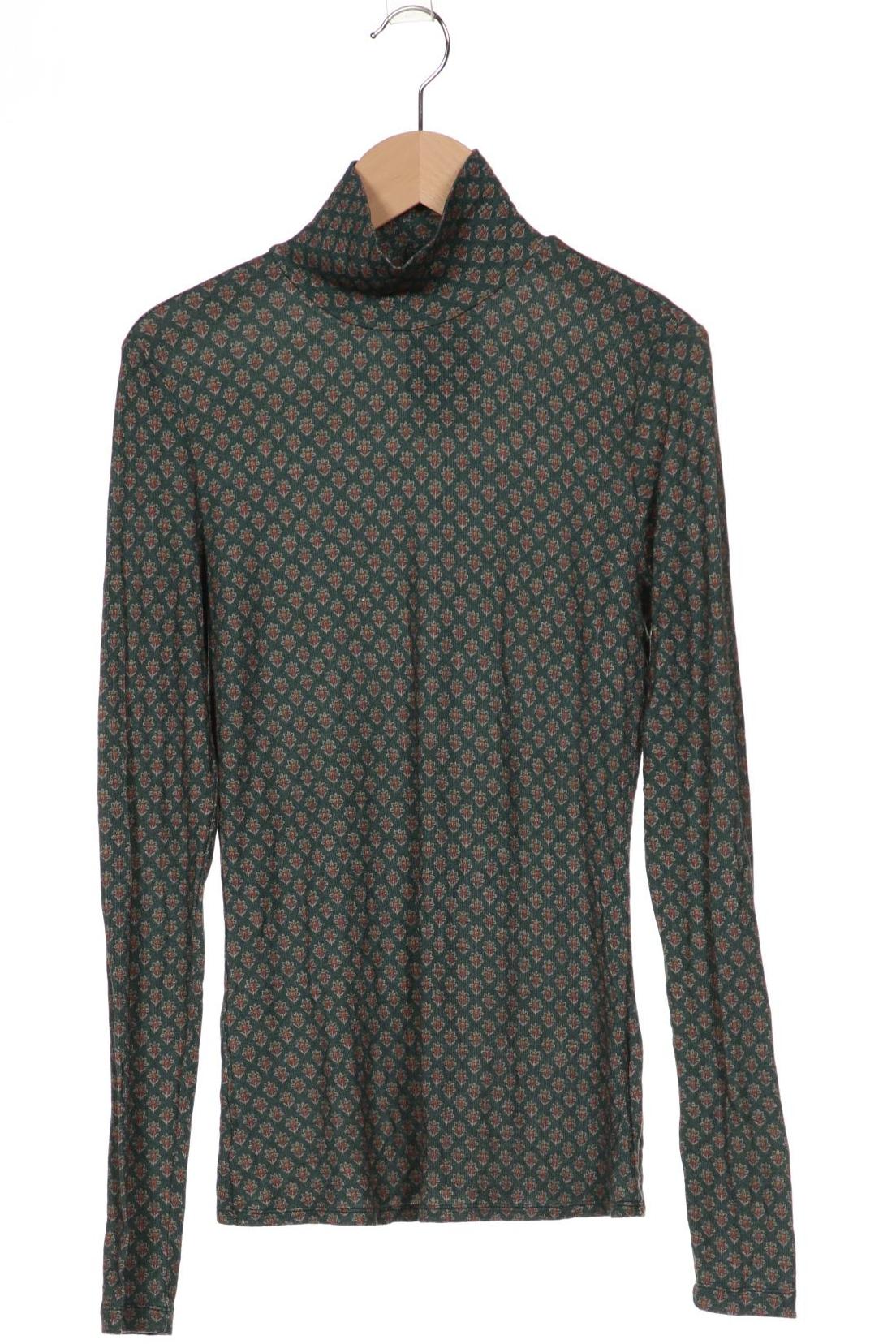 

hessnatur Damen Langarmshirt, grün, Gr. 36