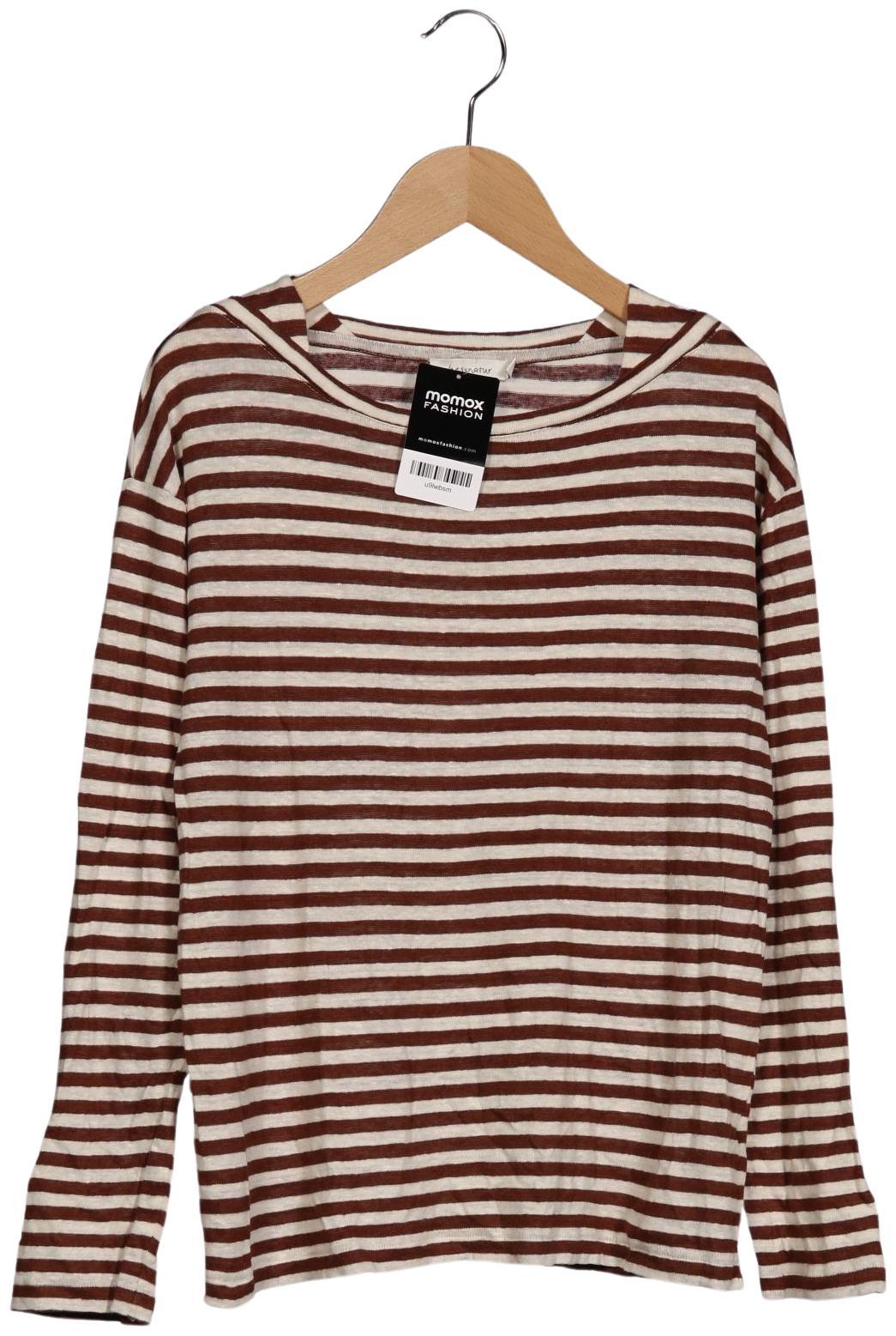 

hessnatur Damen Langarmshirt, braun, Gr. 40