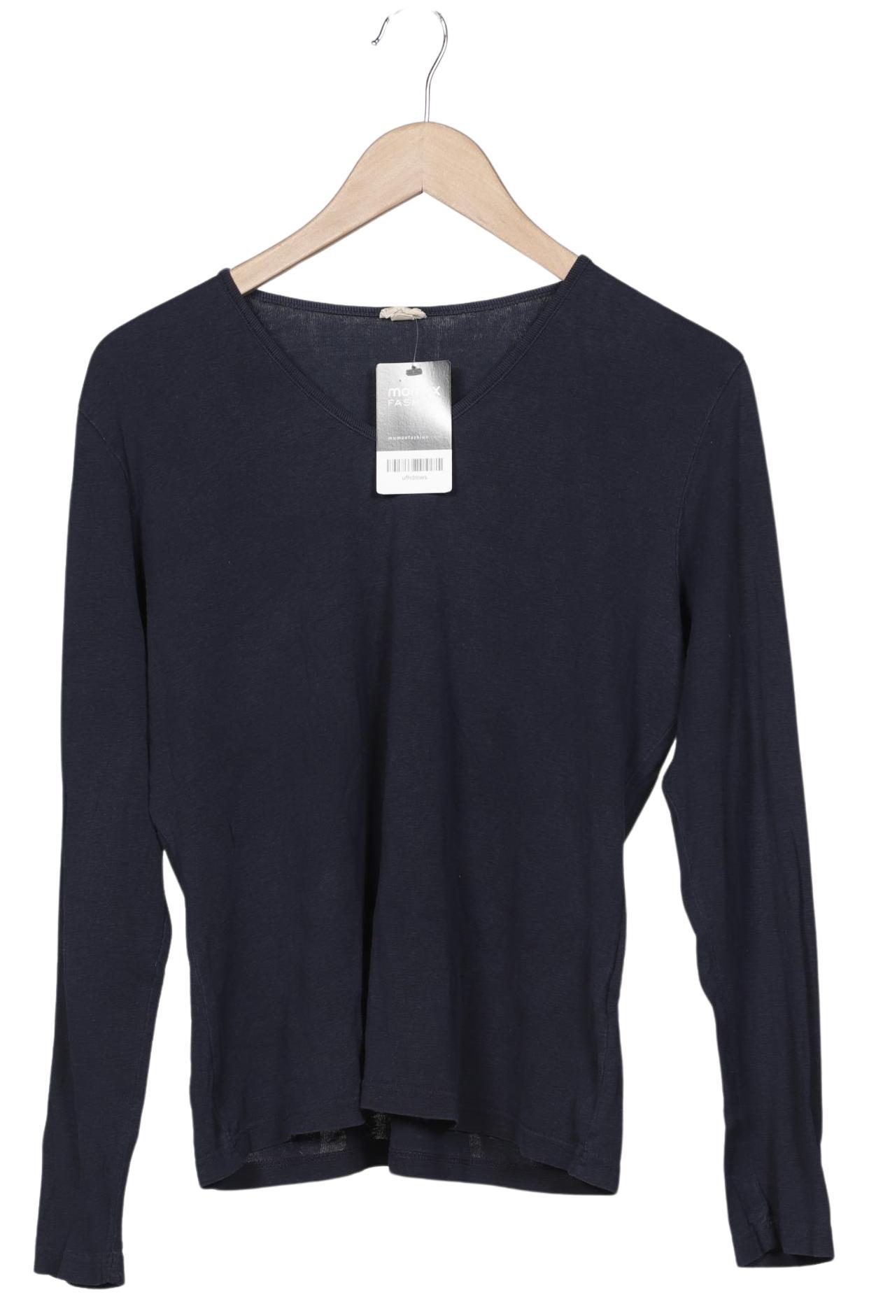 

hessnatur Damen Langarmshirt, marineblau, Gr. 42