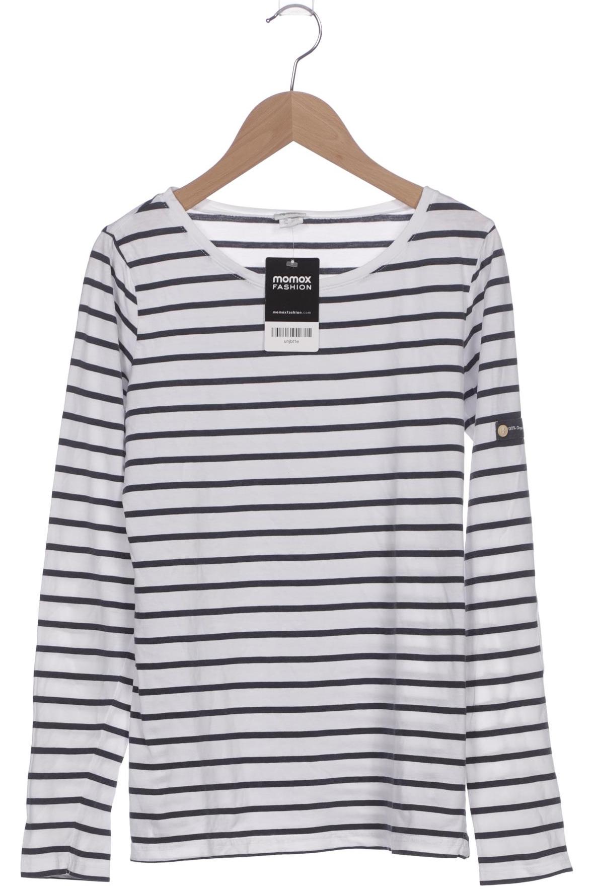 

hessnatur Damen Langarmshirt, weiß, Gr. 36
