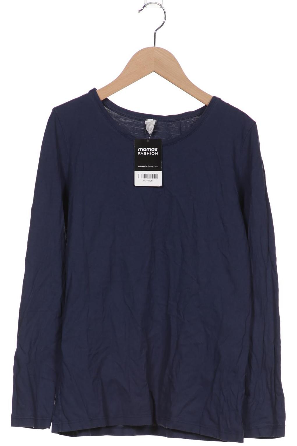 

hessnatur Damen Langarmshirt, marineblau, Gr. 40