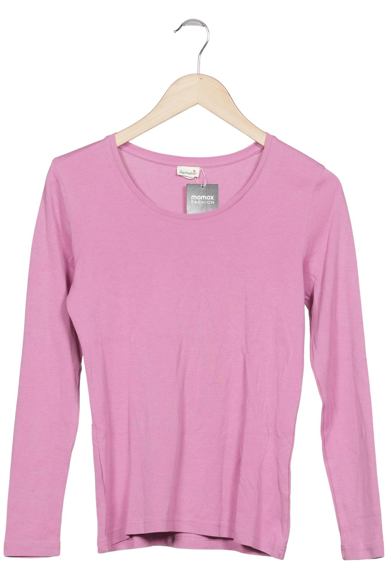 

hessnatur Damen Langarmshirt, pink, Gr. 36