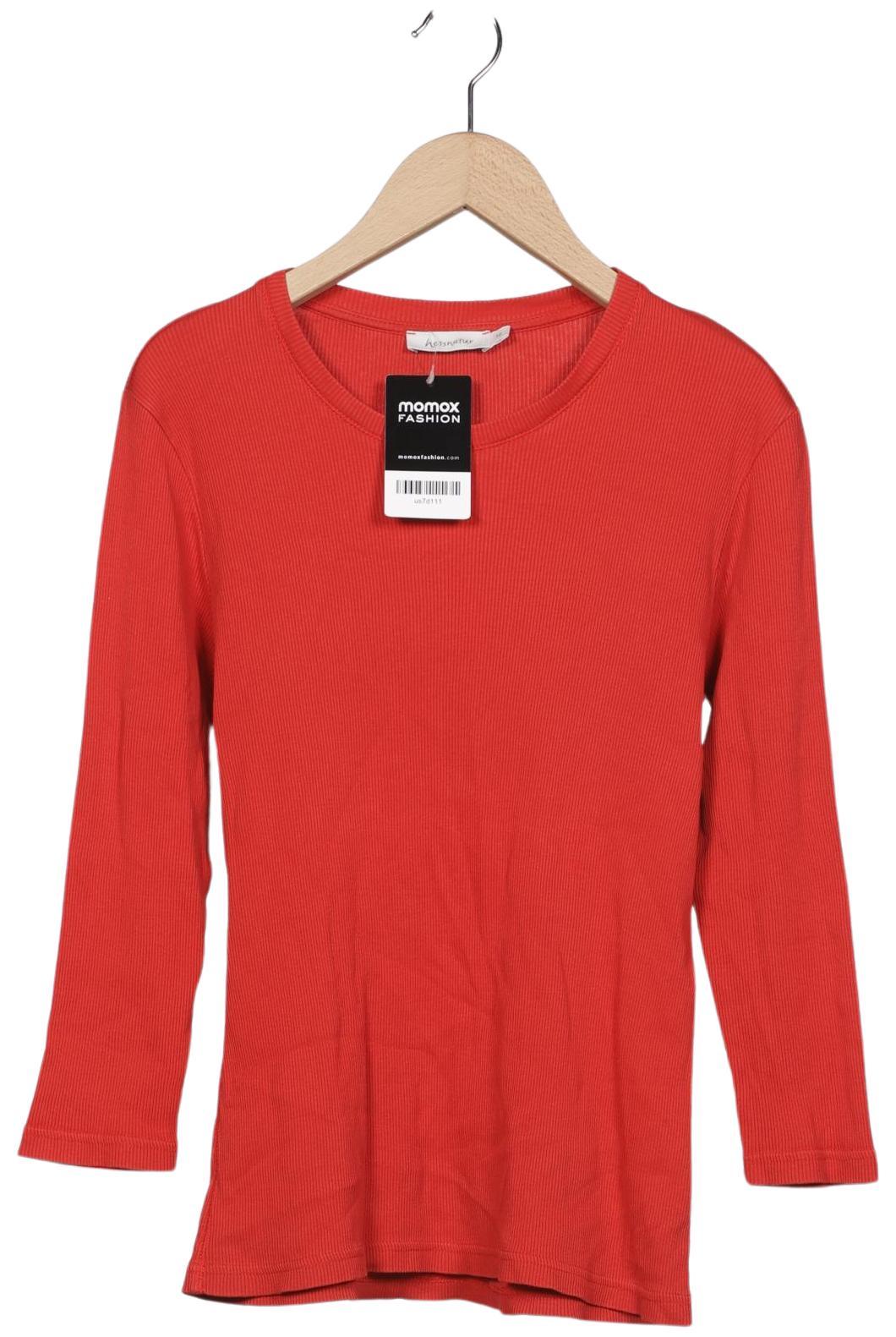 

hessnatur Damen Langarmshirt, rot, Gr. 38