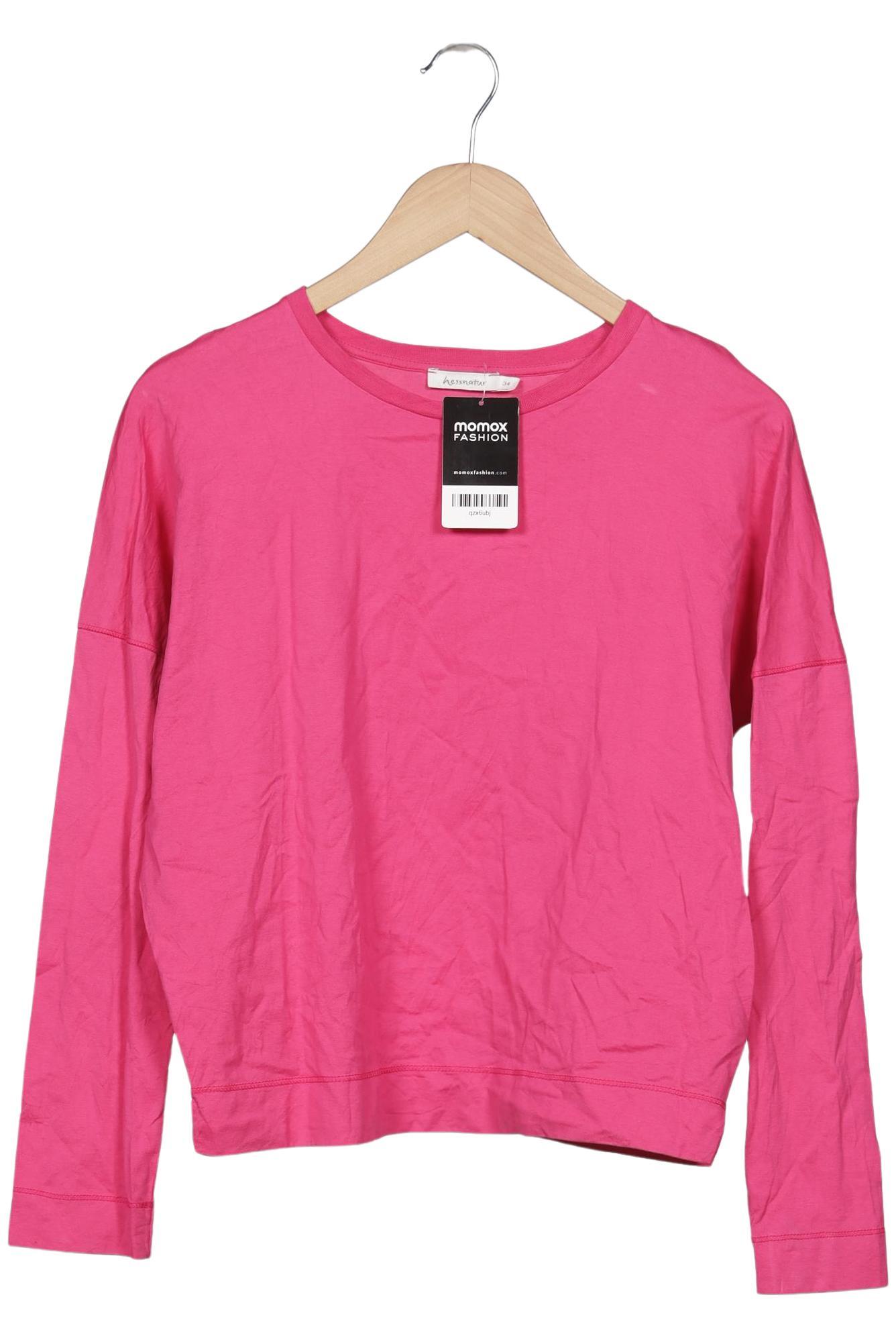 

hessnatur Damen Langarmshirt, pink, Gr. 34