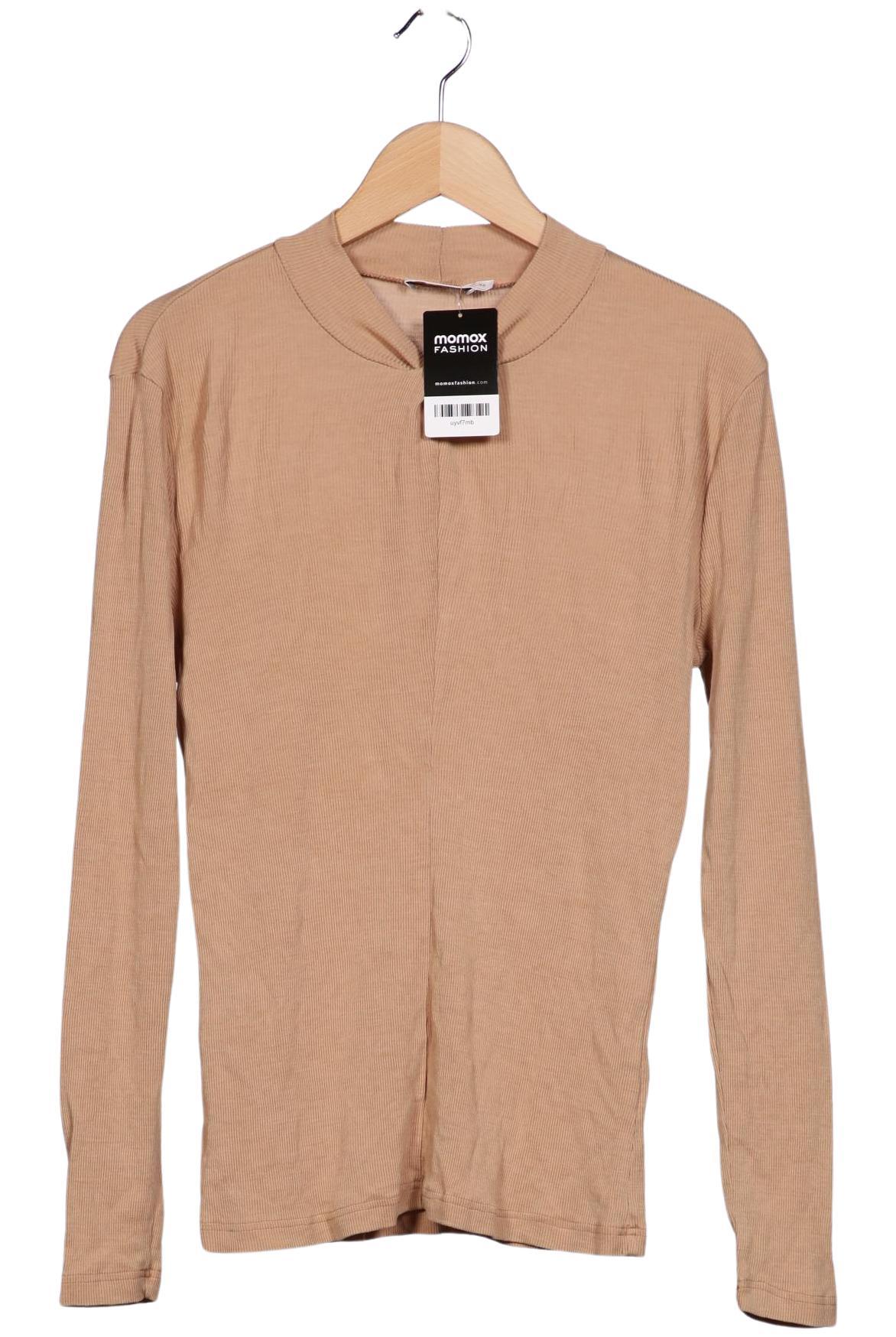 

hessnatur Damen Langarmshirt, beige, Gr. 46