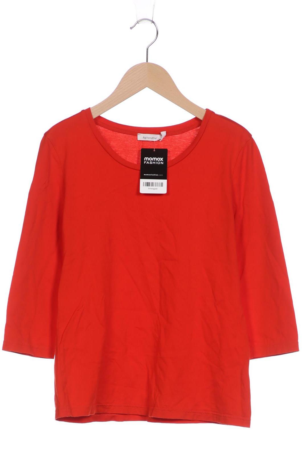 

hessnatur Damen Langarmshirt, rot, Gr. 36