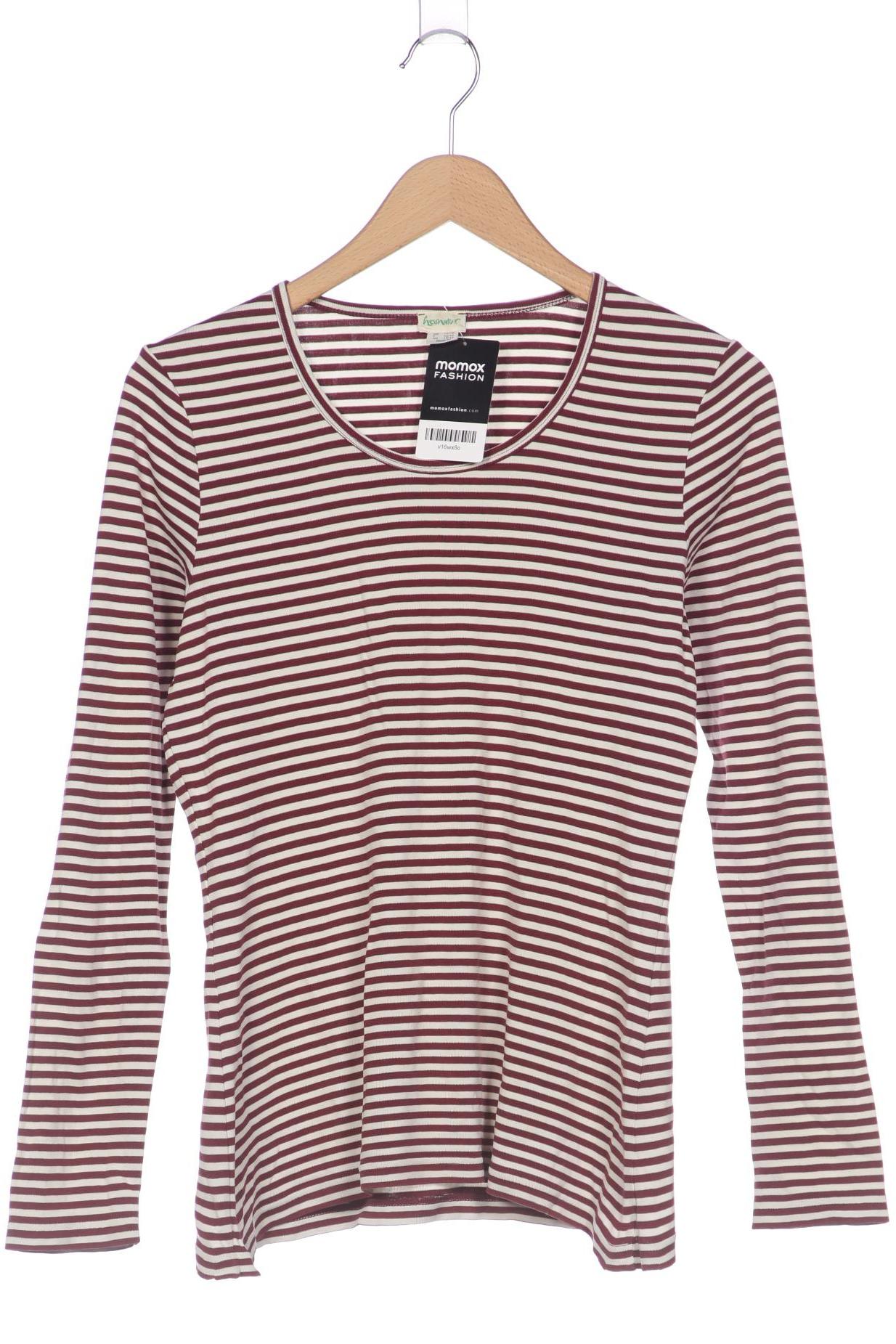 

hessnatur Damen Langarmshirt, bordeaux, Gr. 40