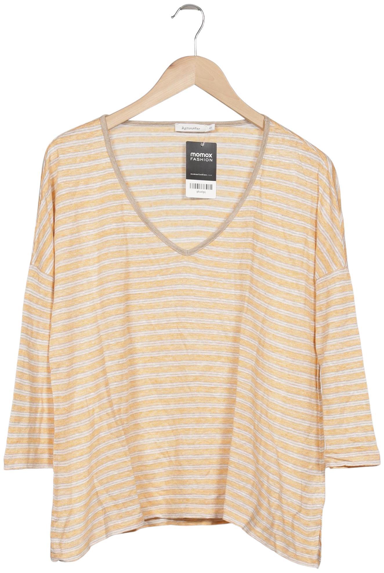 

hessnatur Damen Langarmshirt, orange, Gr. 46