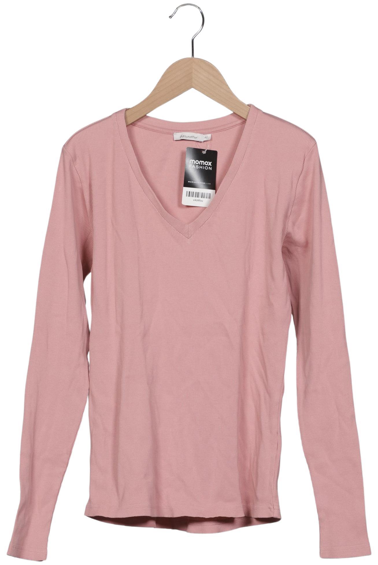 

hessnatur Damen Langarmshirt, pink, Gr. 40