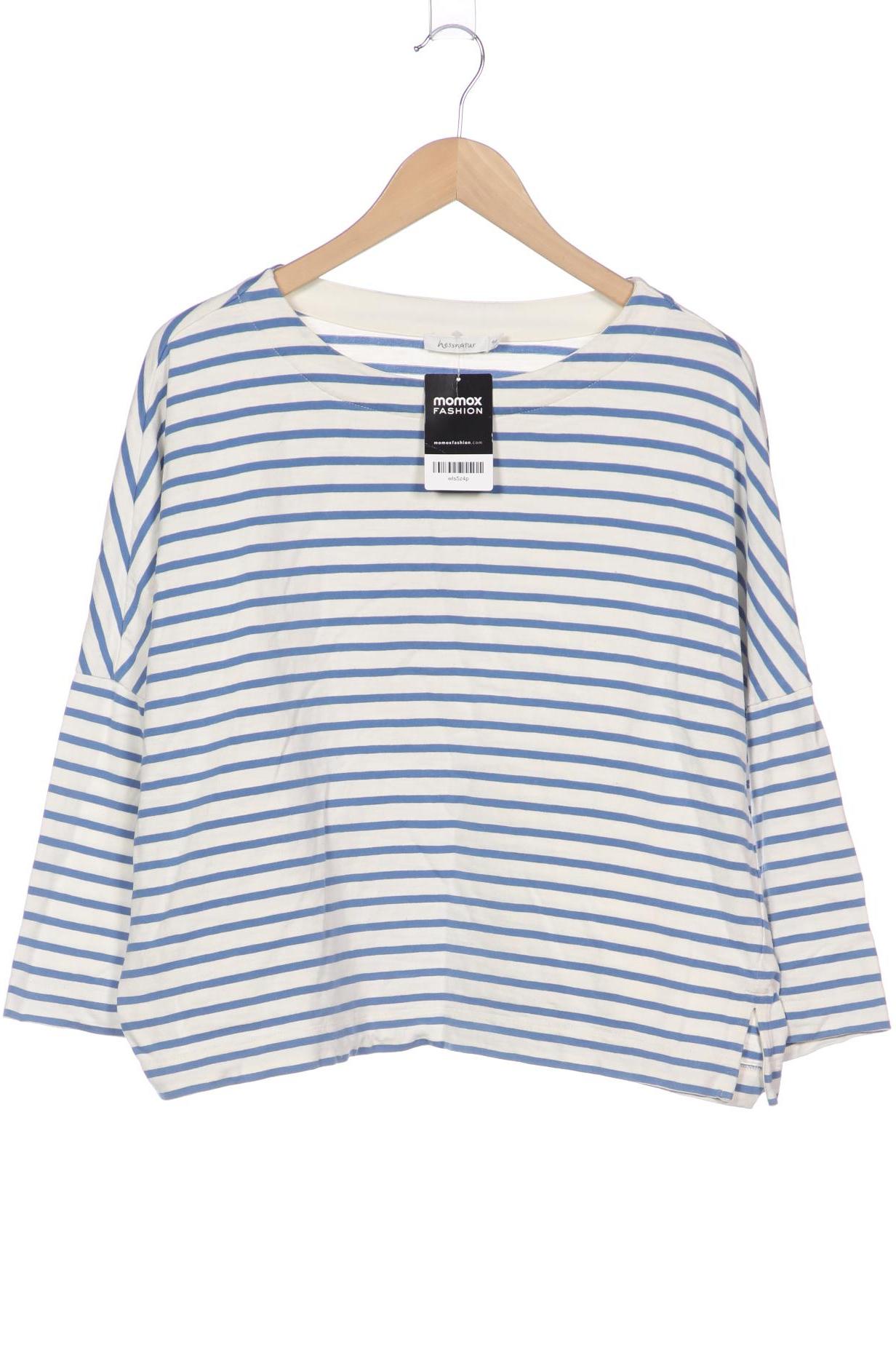 

hessnatur Damen Langarmshirt, weiß, Gr. 44