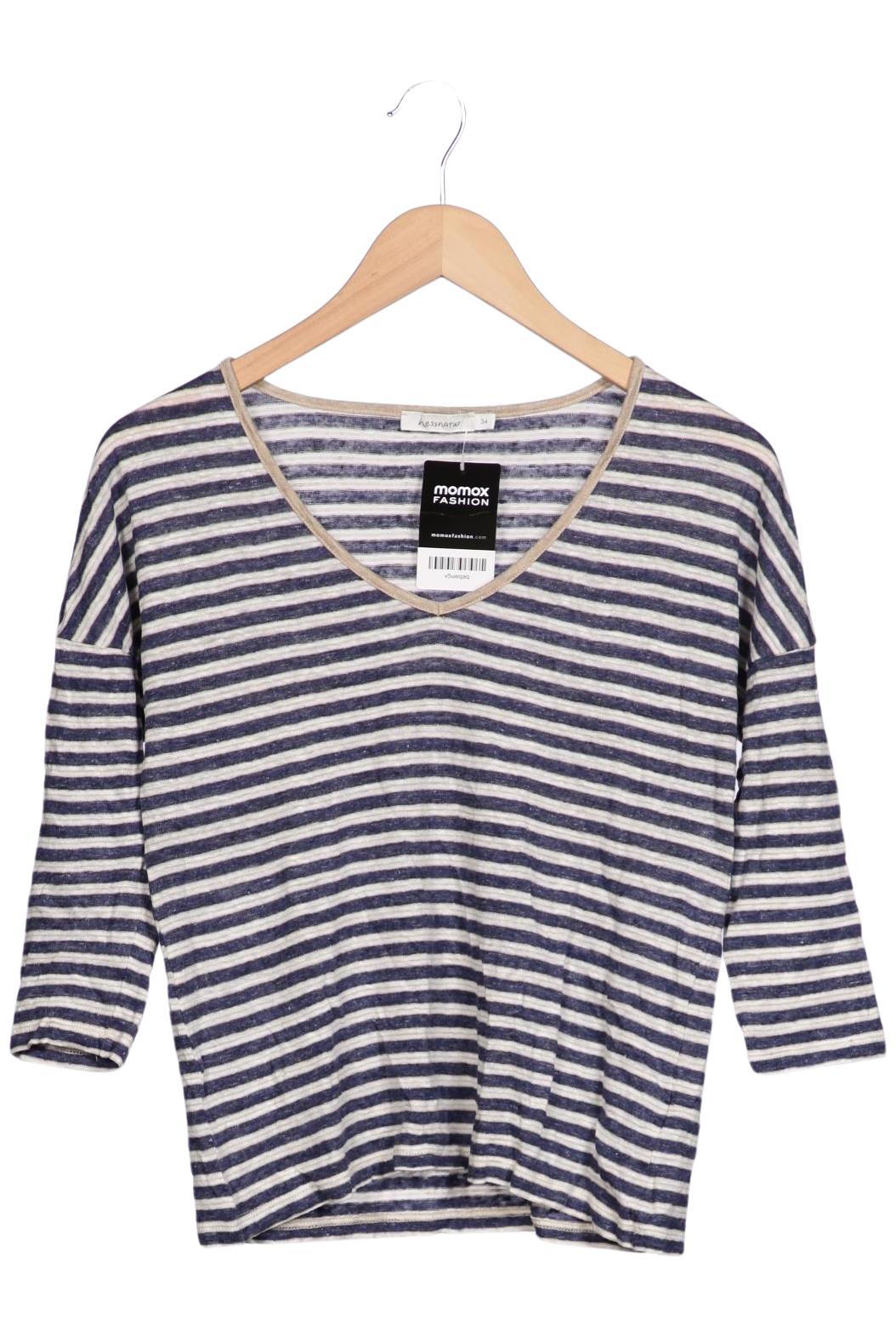 

hessnatur Damen Langarmshirt, mehrfarbig, Gr. 34