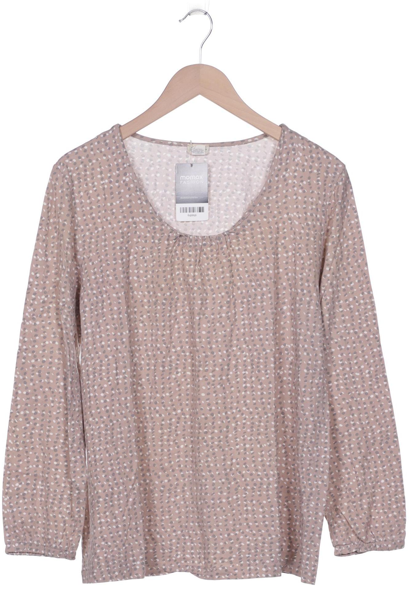 

hessnatur Damen Langarmshirt, beige, Gr. 44