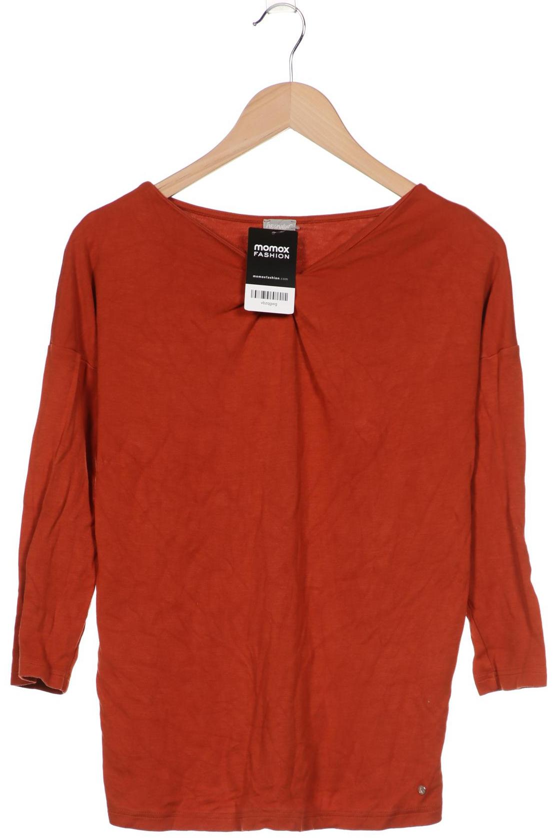 

hessnatur Damen Langarmshirt, orange, Gr. 38