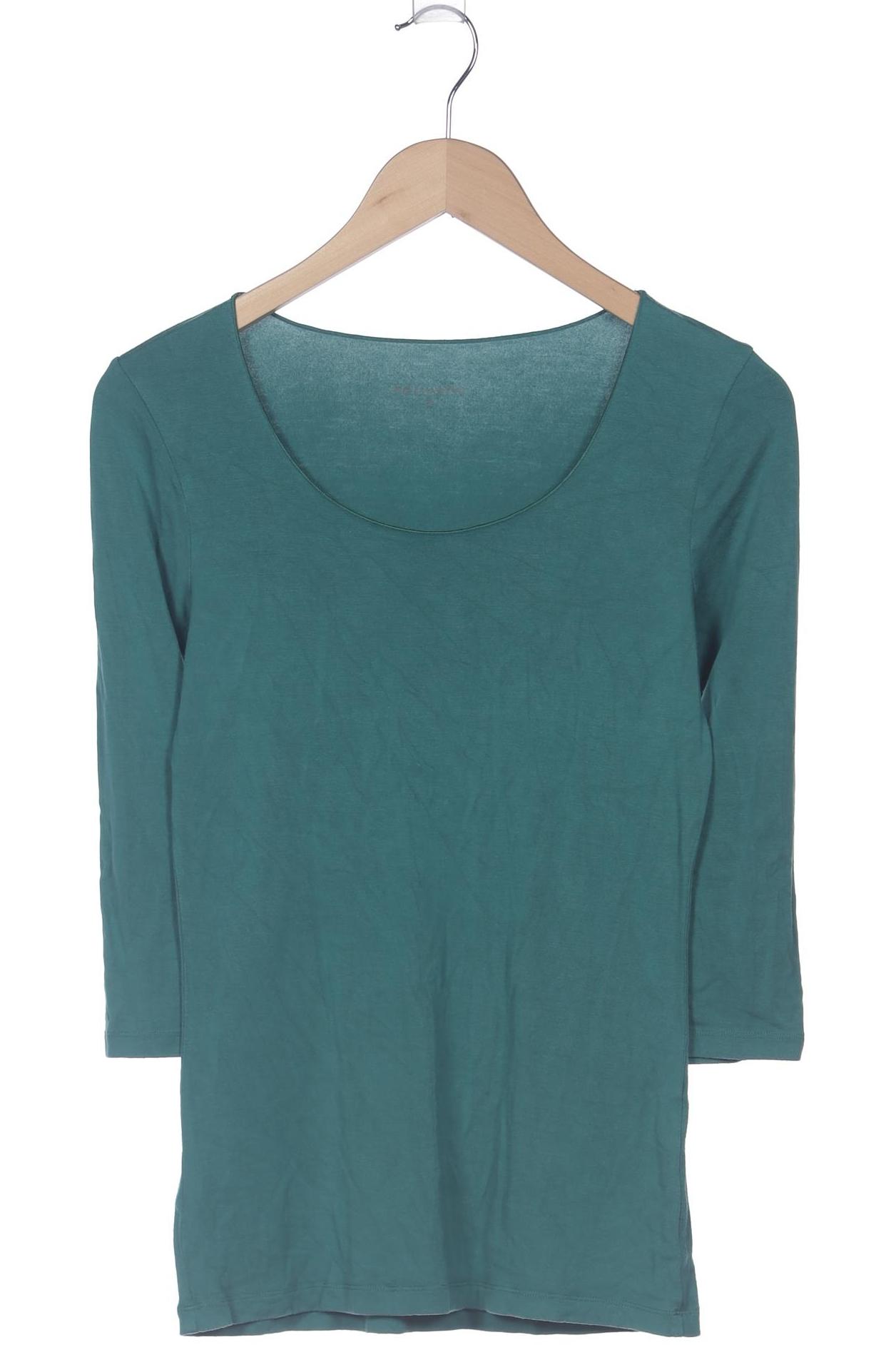 

hessnatur Damen Langarmshirt, grün, Gr. 38