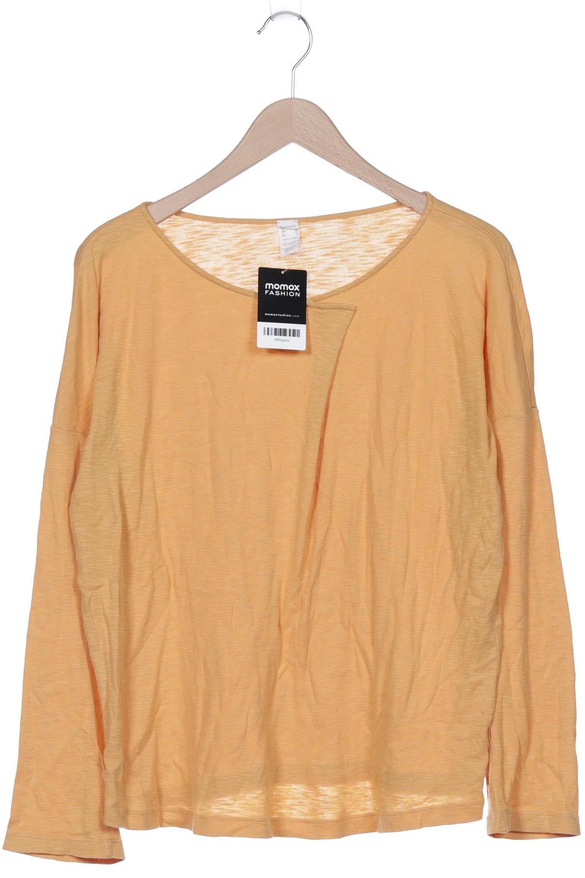 

hessnatur Damen Langarmshirt, orange, Gr. 38
