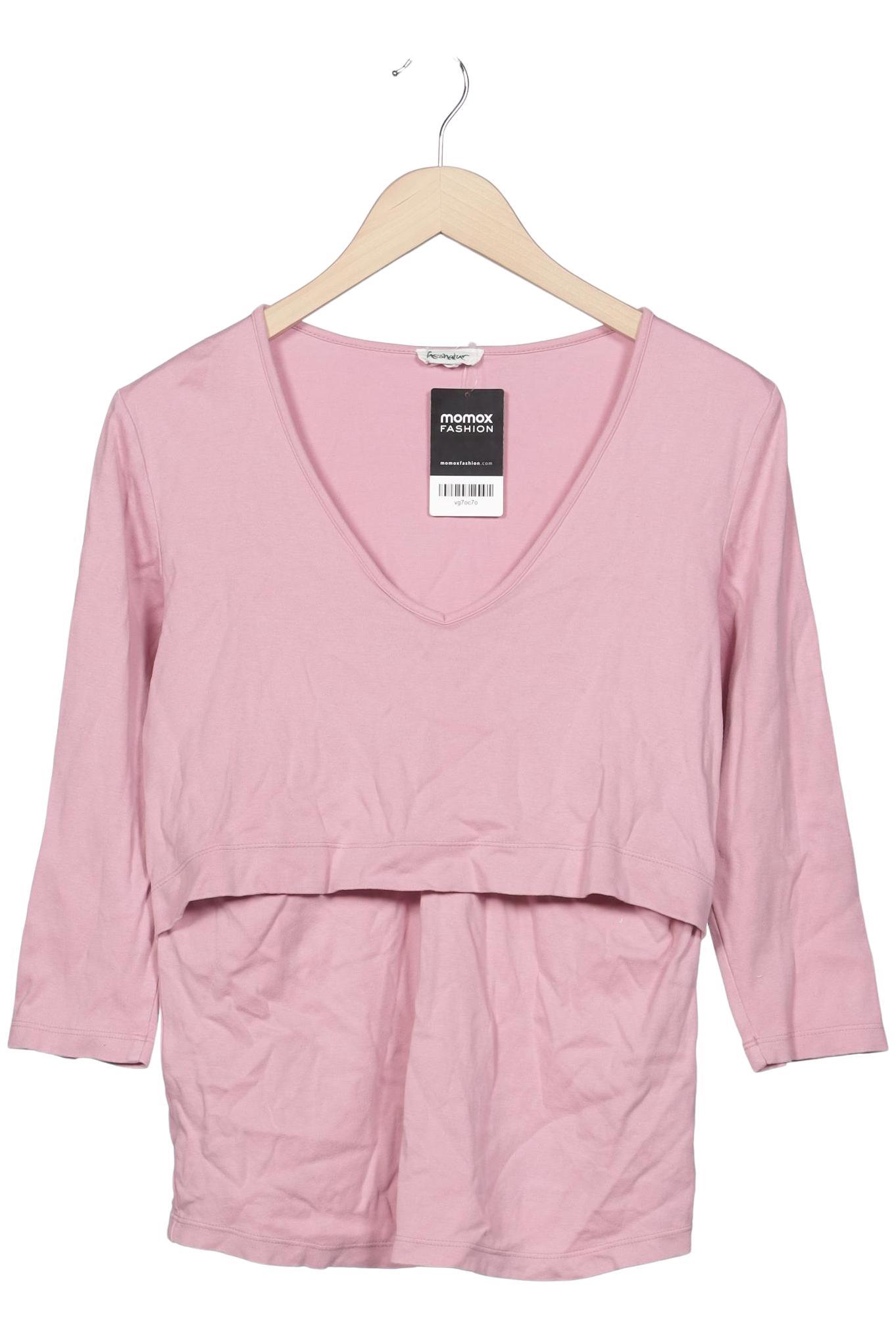 

hessnatur Damen Langarmshirt, pink, Gr. 40