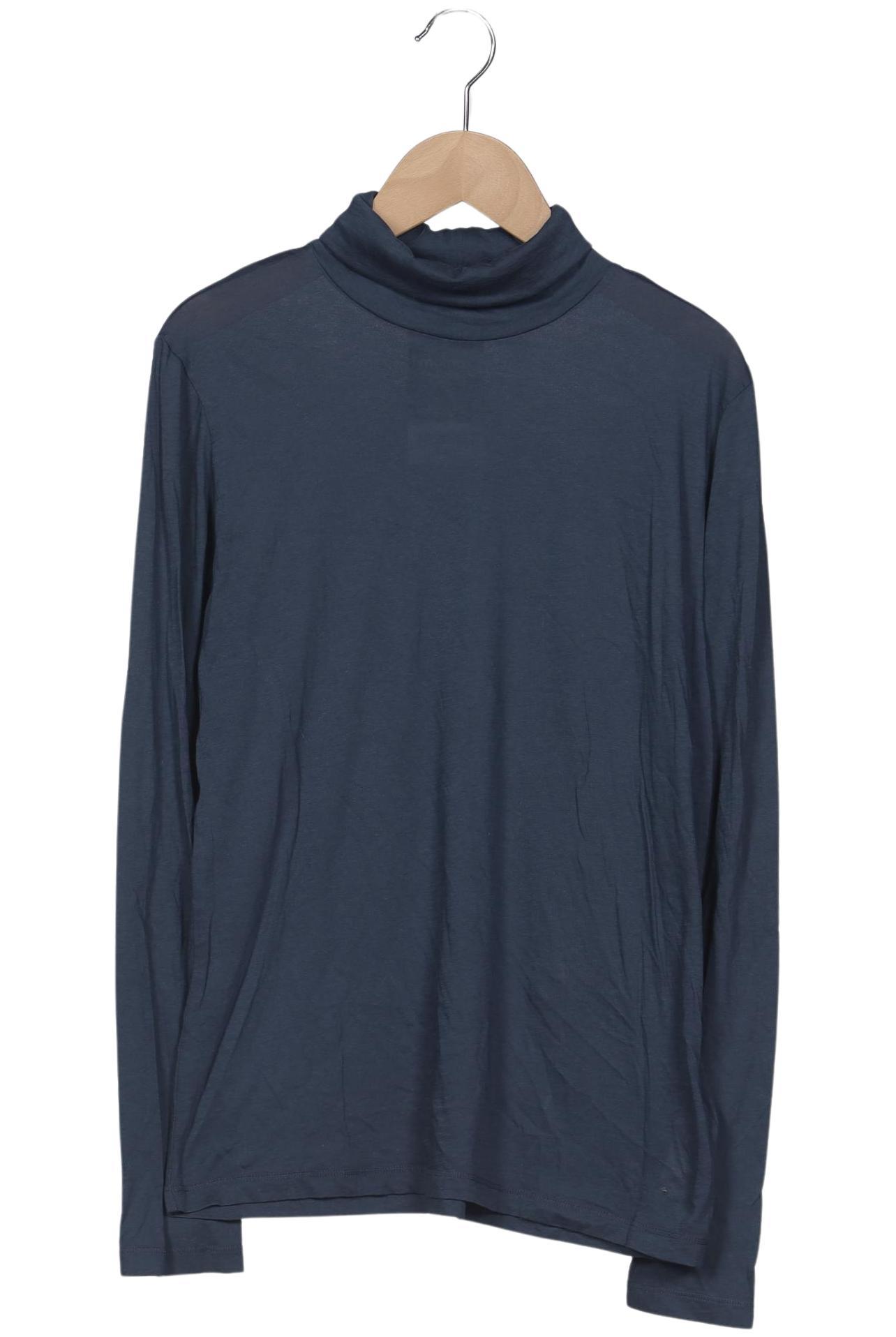 

hessnatur Damen Langarmshirt, marineblau, Gr. 36