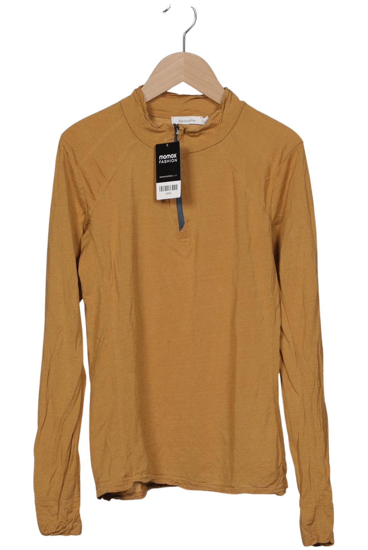 

hessnatur Damen Langarmshirt, gelb, Gr. 38
