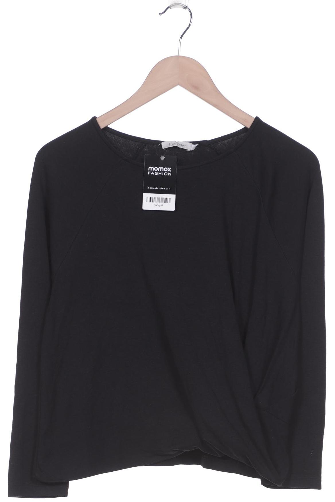 

hessnatur Damen Langarmshirt, schwarz, Gr. 36