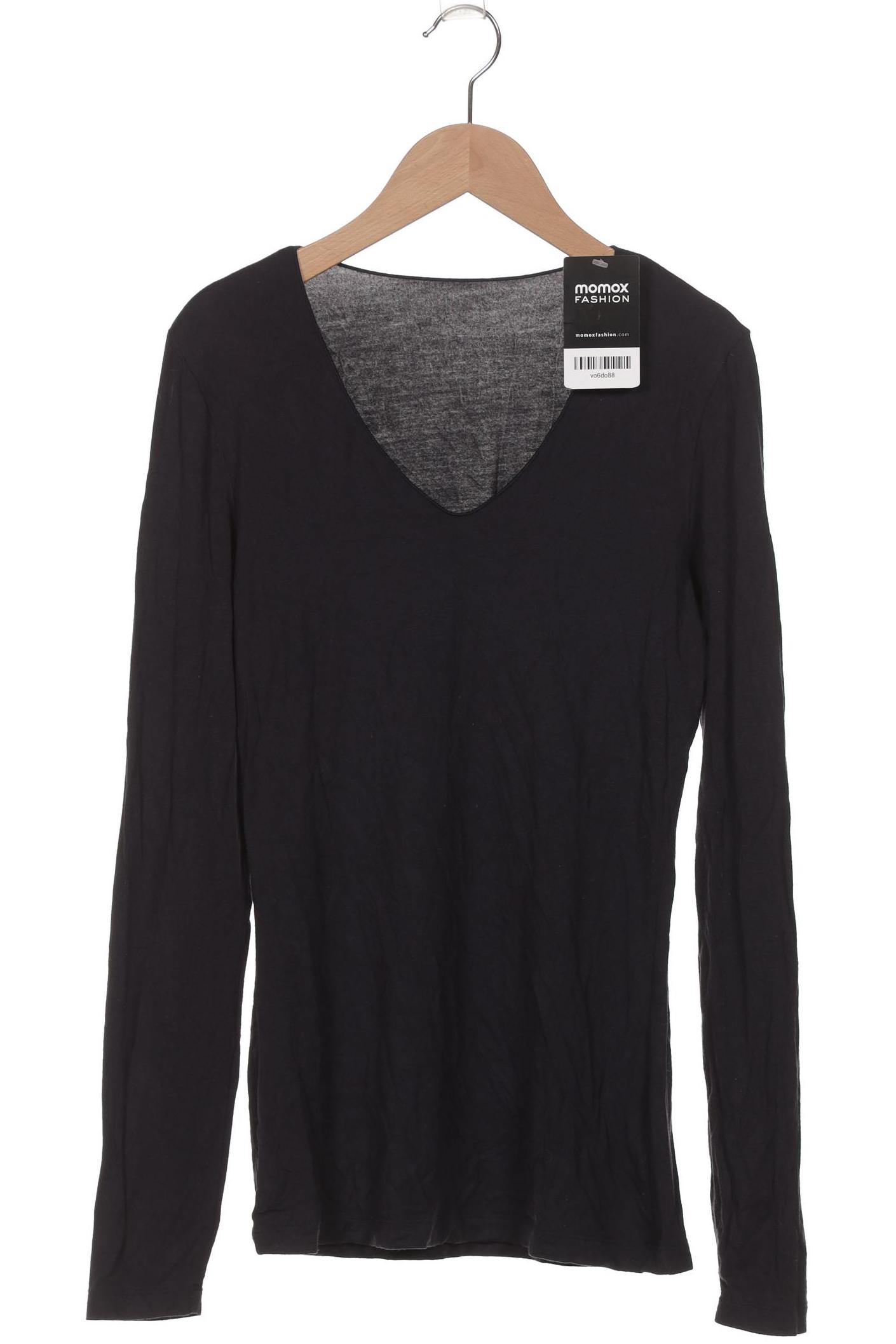 

hessnatur Damen Langarmshirt, marineblau, Gr. 36