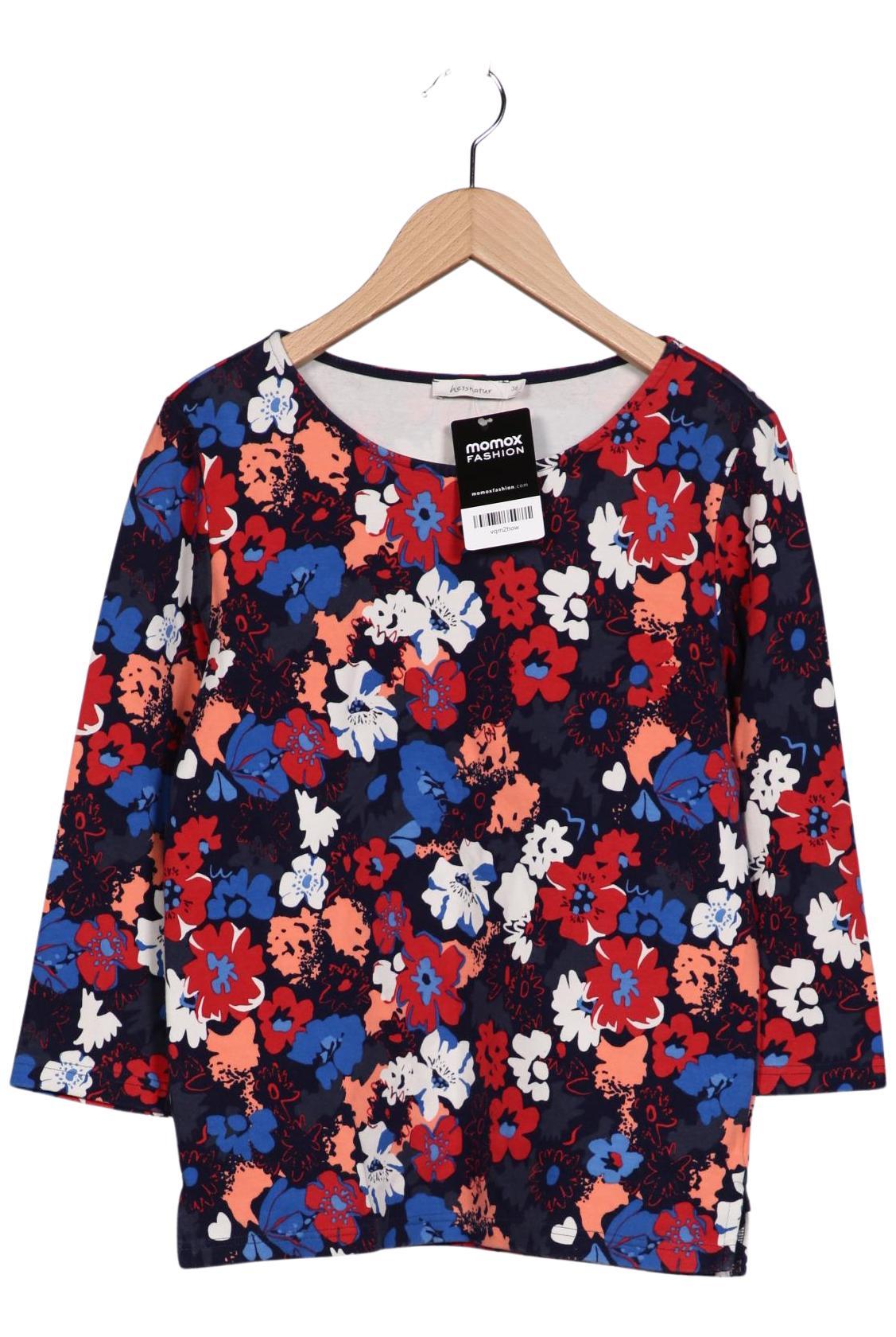 

hessnatur Damen Langarmshirt, mehrfarbig, Gr. 36