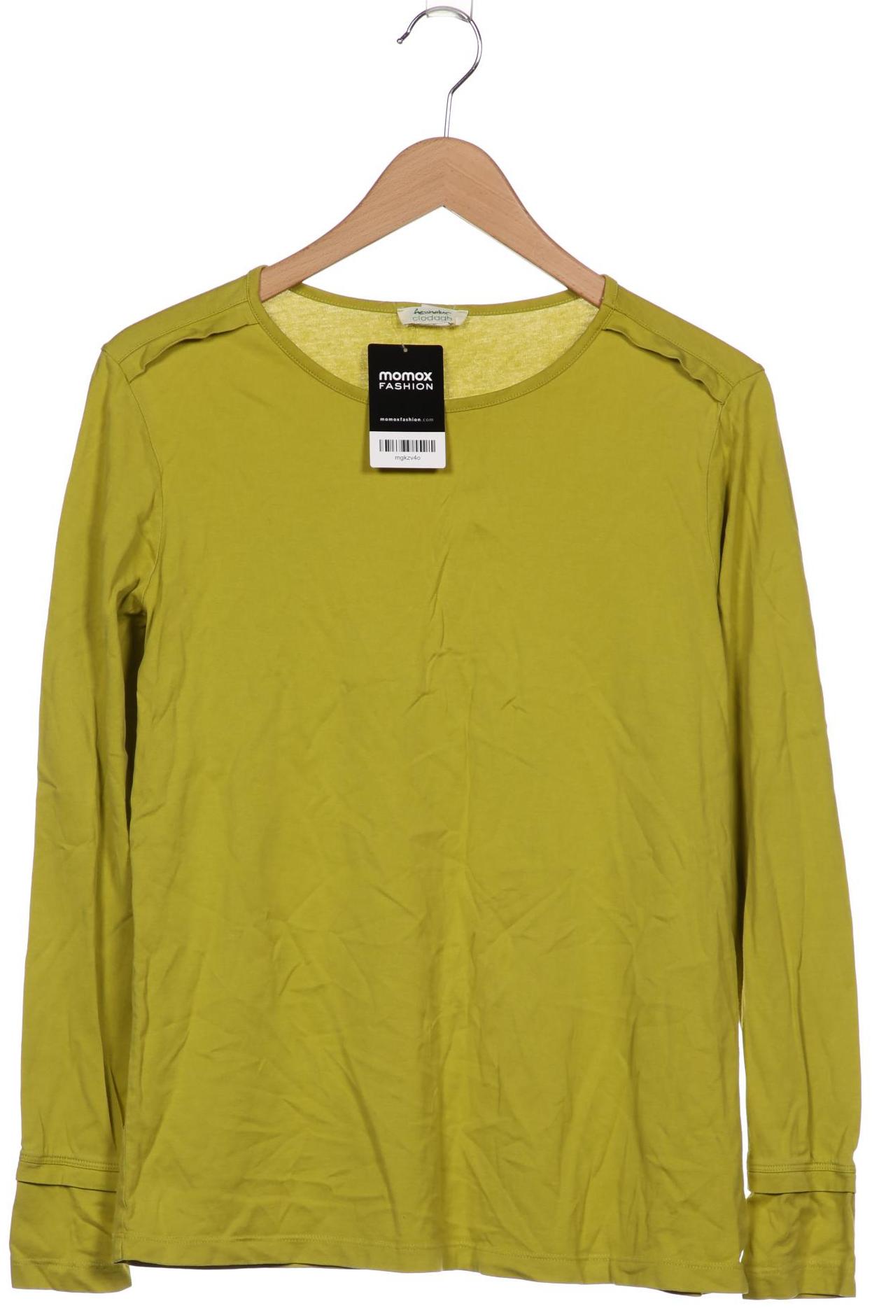 

hessnatur Damen Langarmshirt, grün, Gr. 40