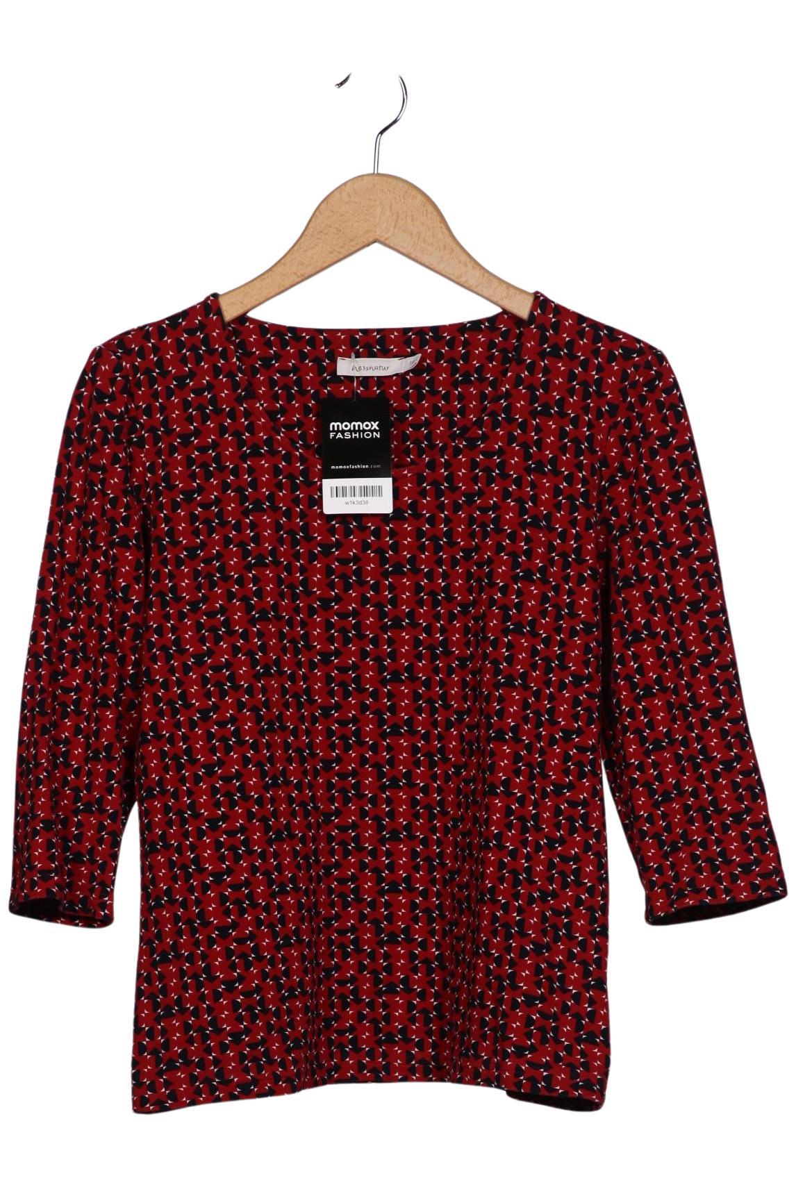 

hessnatur Damen Langarmshirt, rot, Gr. 38