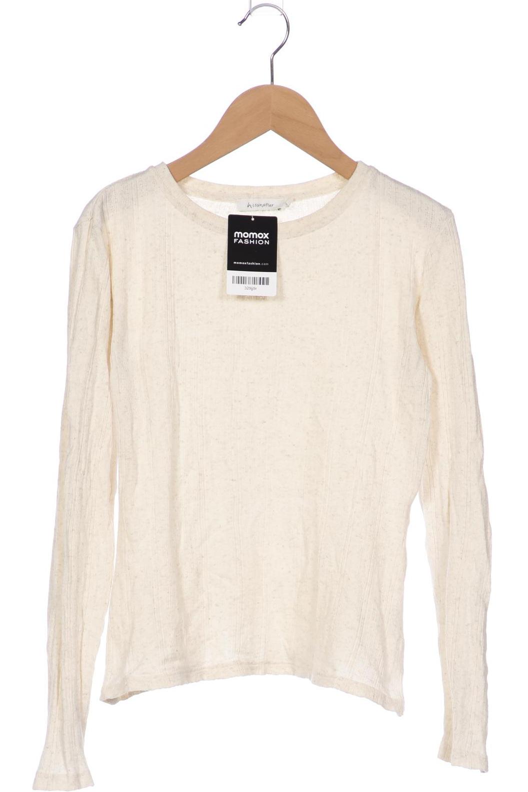 

hessnatur Damen Langarmshirt, cremeweiß, Gr. 36