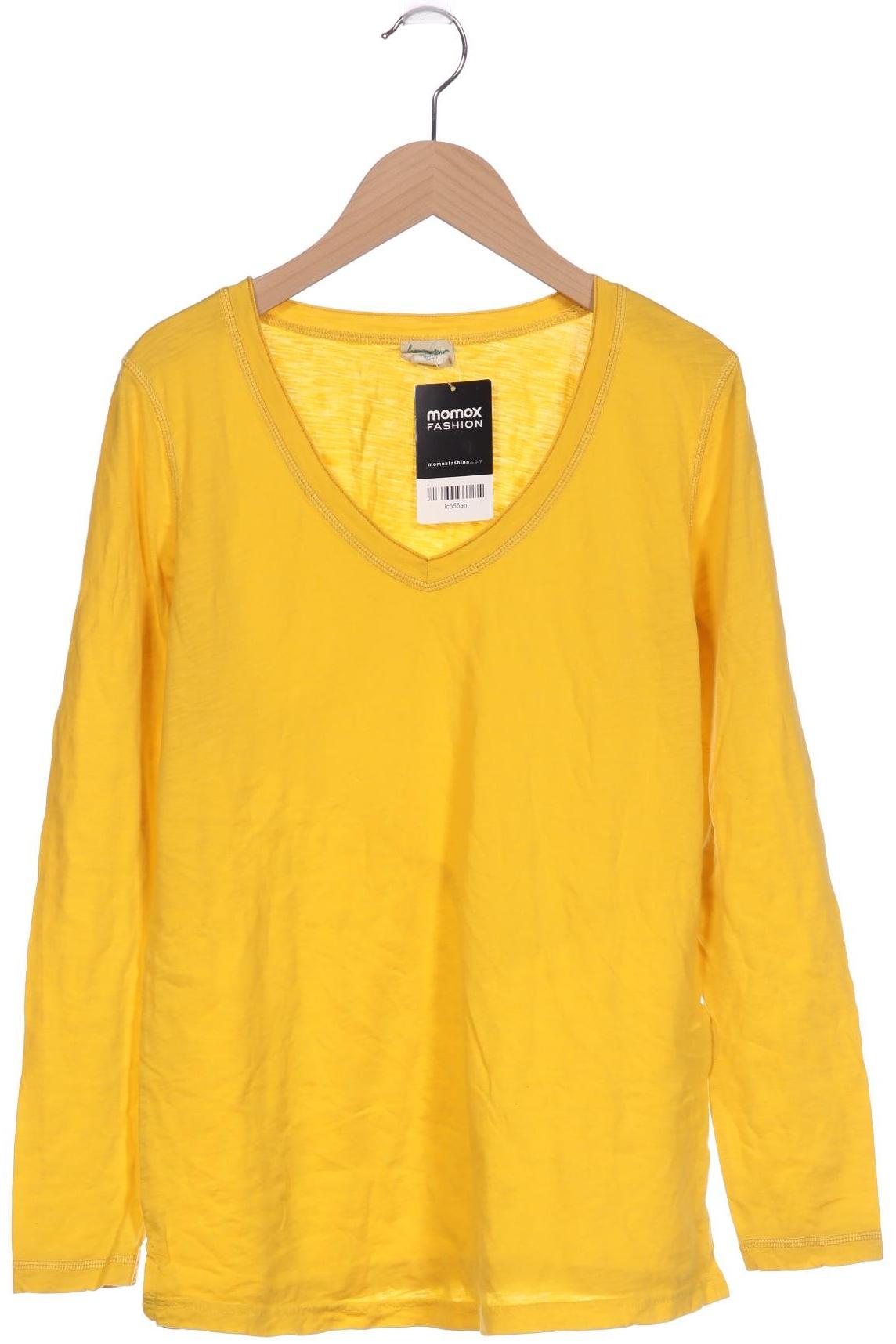 

hessnatur Damen Langarmshirt, gelb, Gr. 36