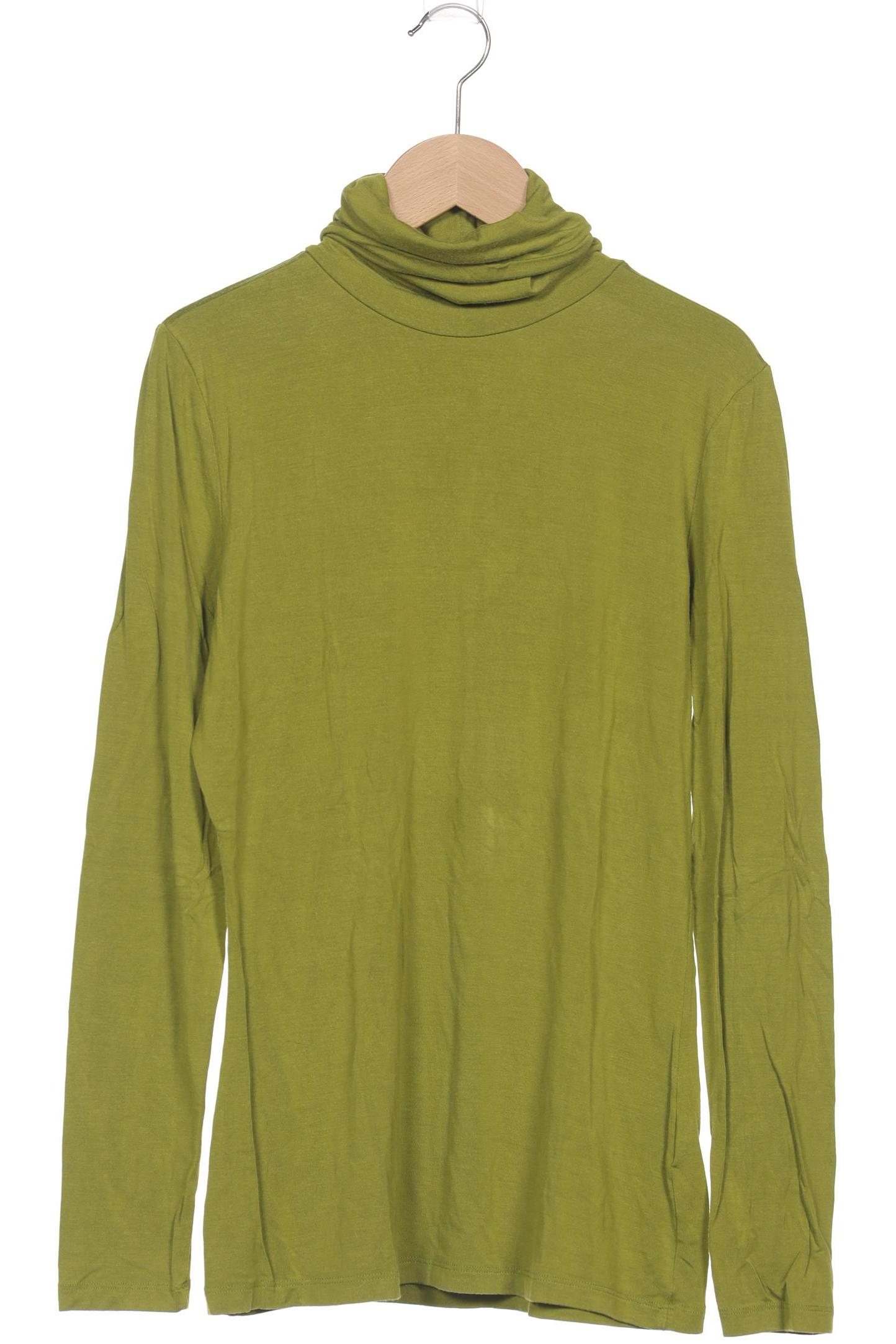 

hessnatur Damen Langarmshirt, grün, Gr. 40