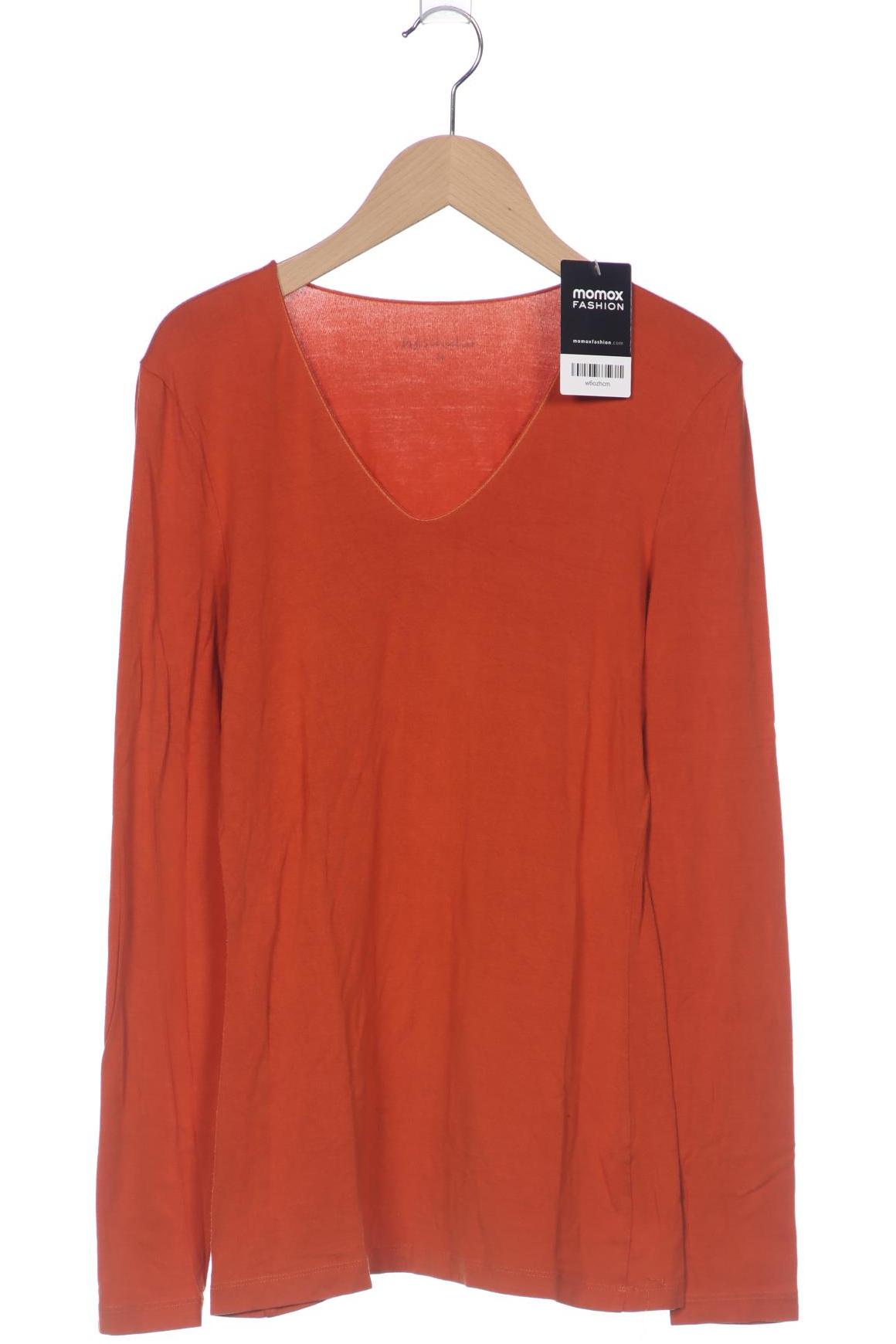 

hessnatur Damen Langarmshirt, orange, Gr. 36