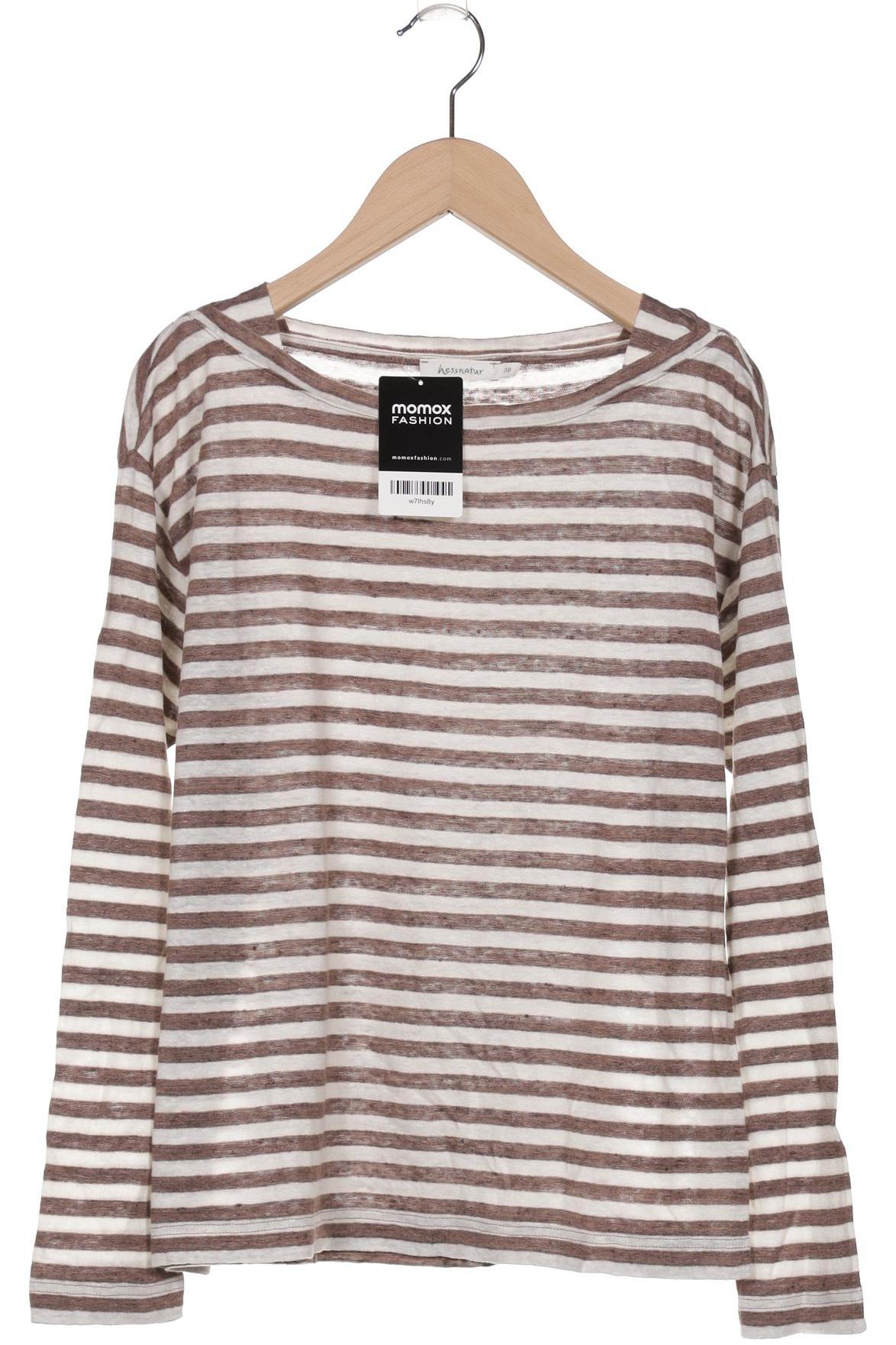 

hessnatur Damen Langarmshirt, braun, Gr. 38