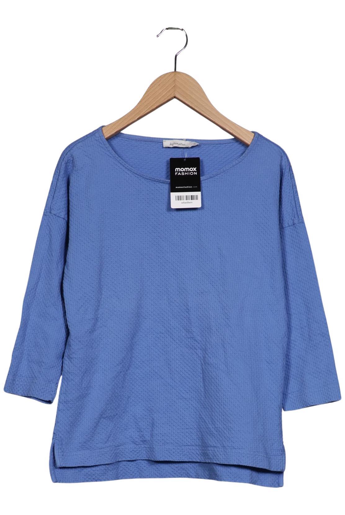 

hessnatur Damen Langarmshirt, hellblau, Gr. 36
