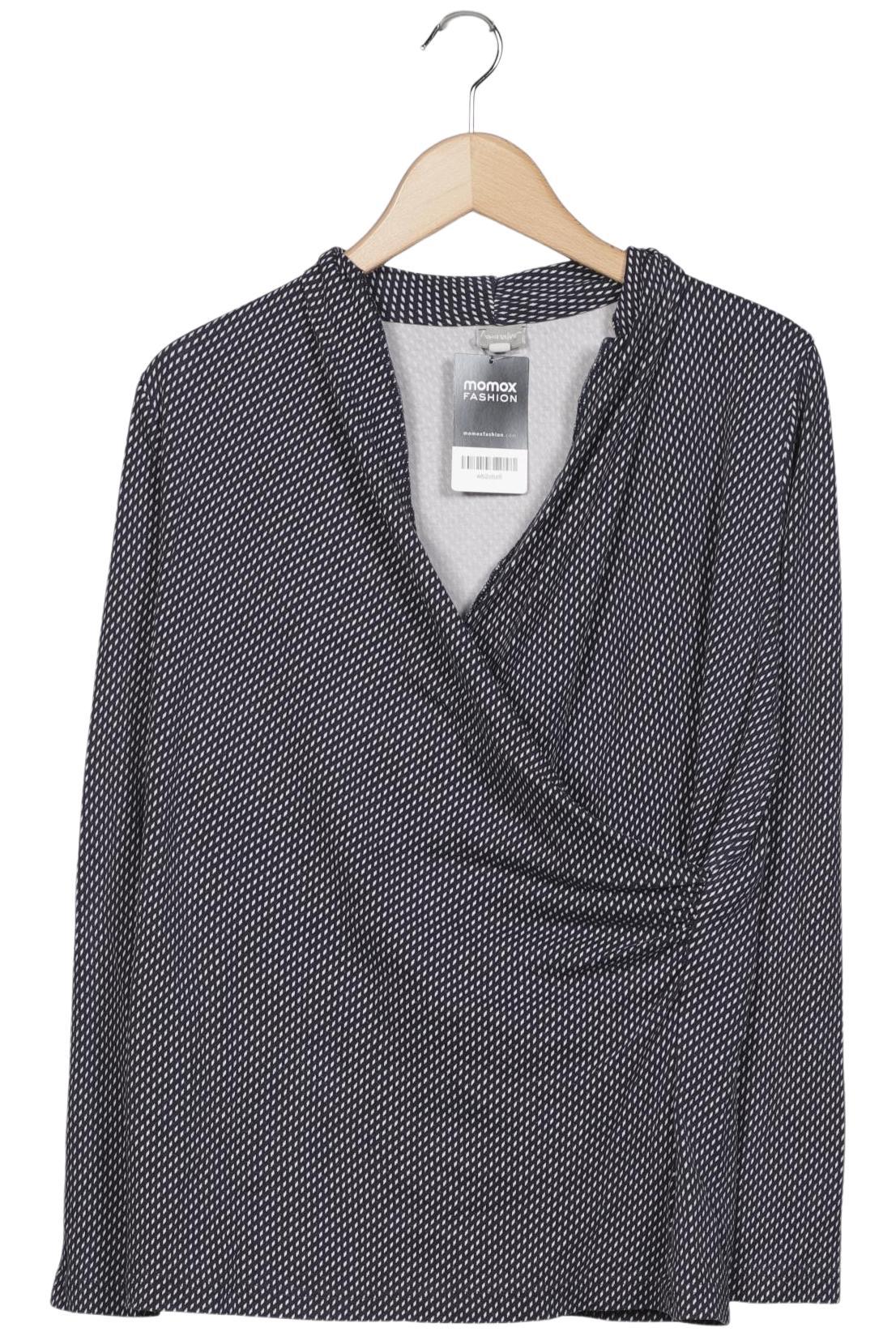 

hessnatur Damen Langarmshirt, marineblau, Gr. 42