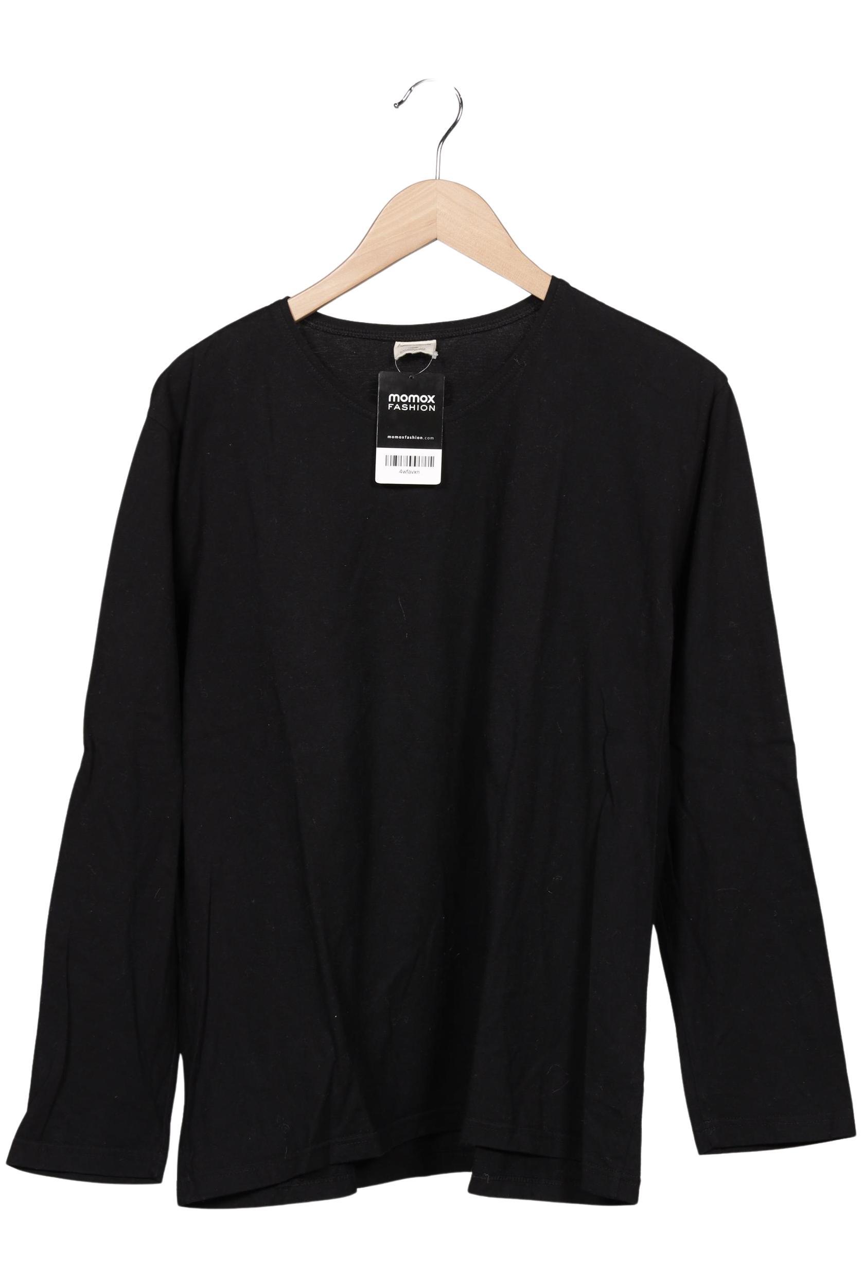 

hessnatur Damen Langarmshirt, schwarz, Gr. 46