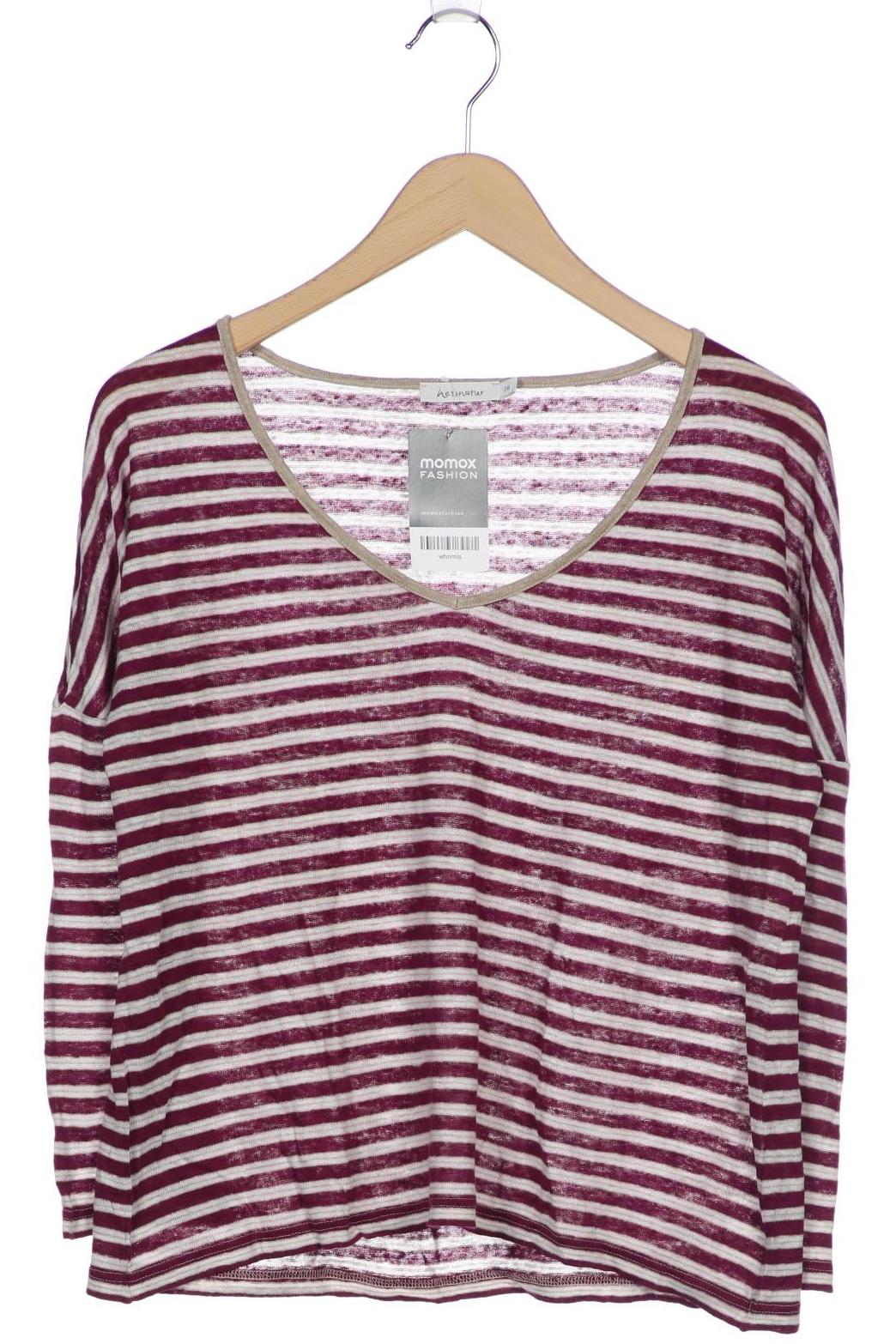 

hessnatur Damen Langarmshirt, bordeaux, Gr. 38