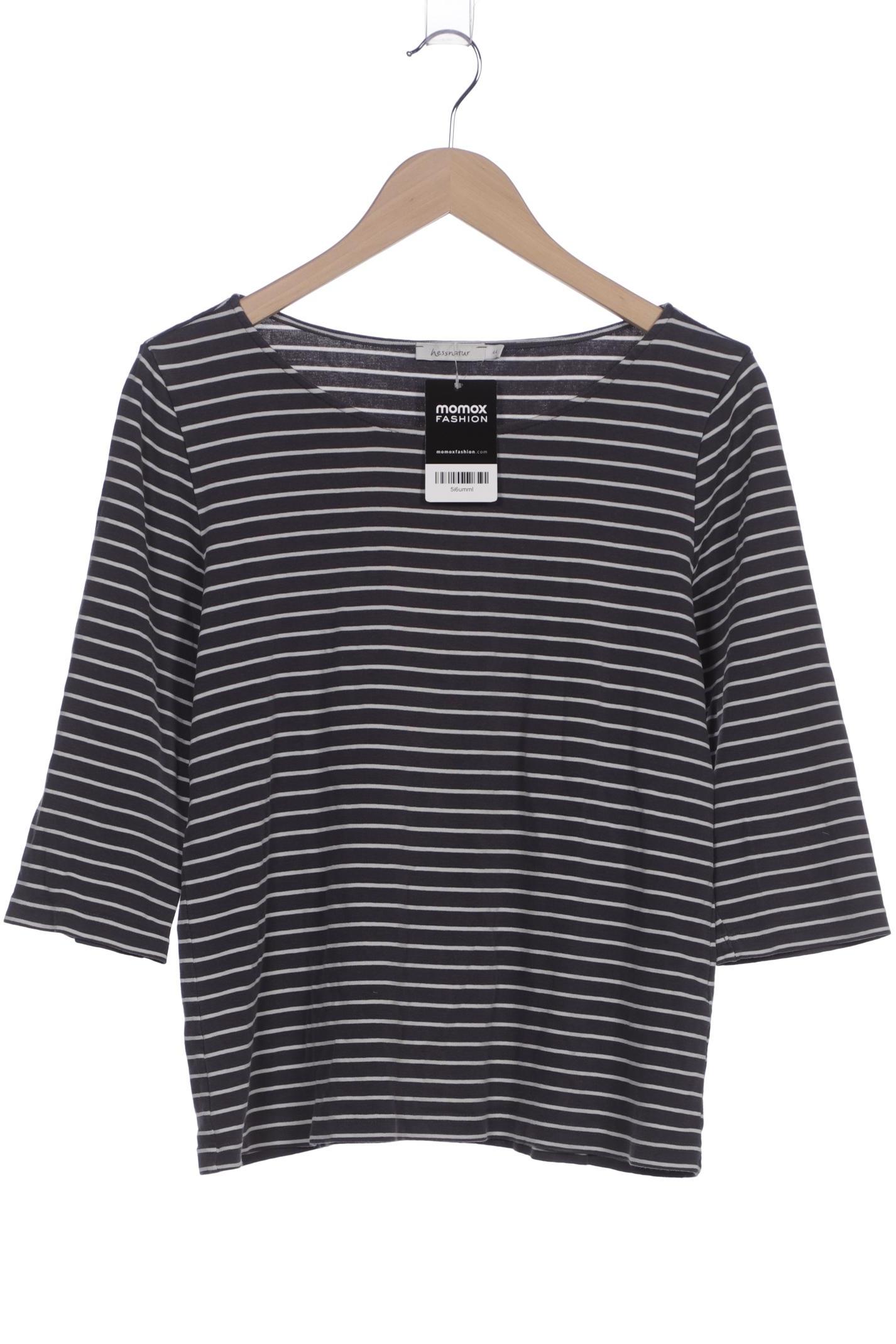 

hessnatur Damen Langarmshirt, grau, Gr. 44