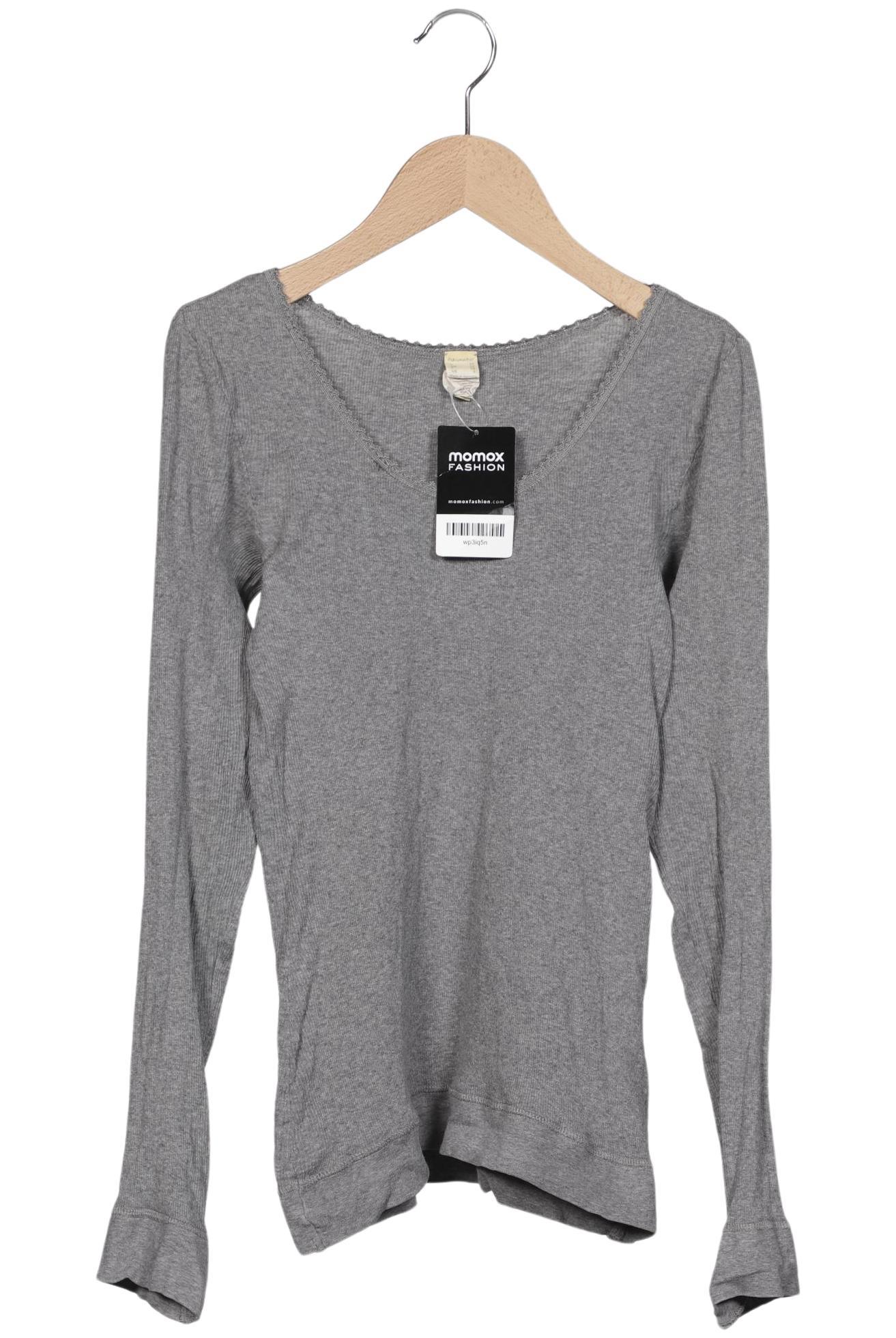 

hessnatur Damen Langarmshirt, grau, Gr. 36