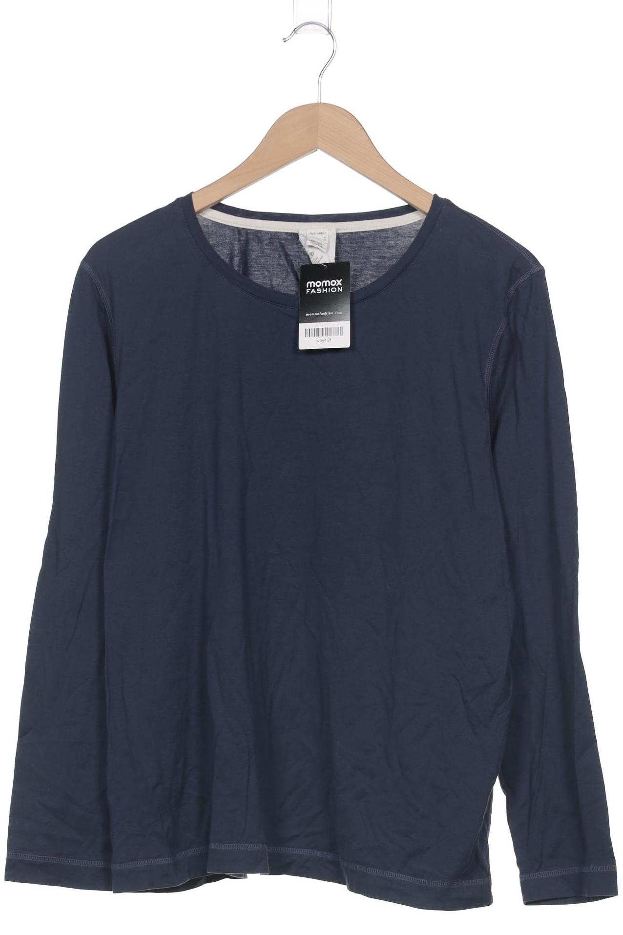 

hessnatur Damen Langarmshirt, marineblau, Gr. 46